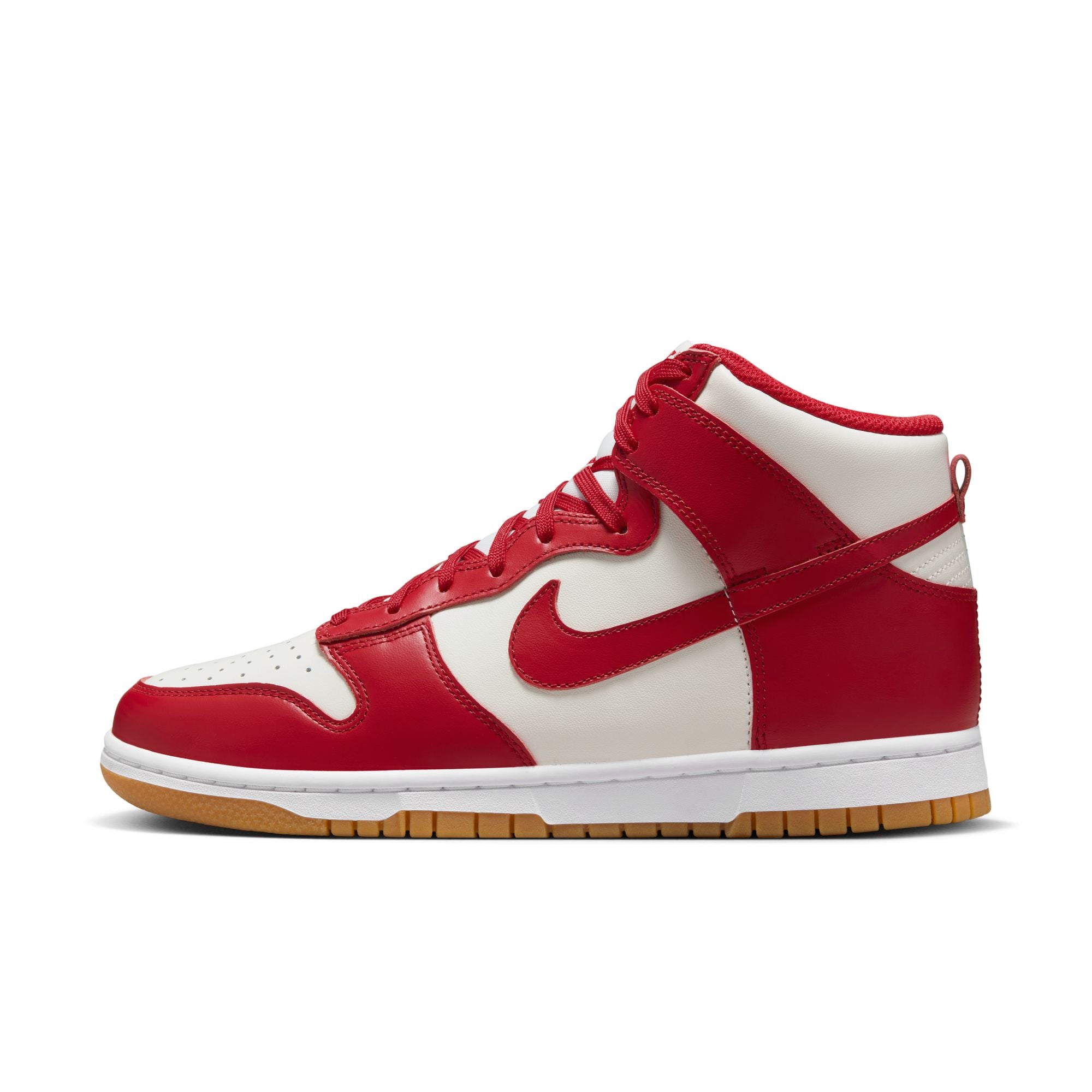 Womens Nike Dunk High 'White/Red'