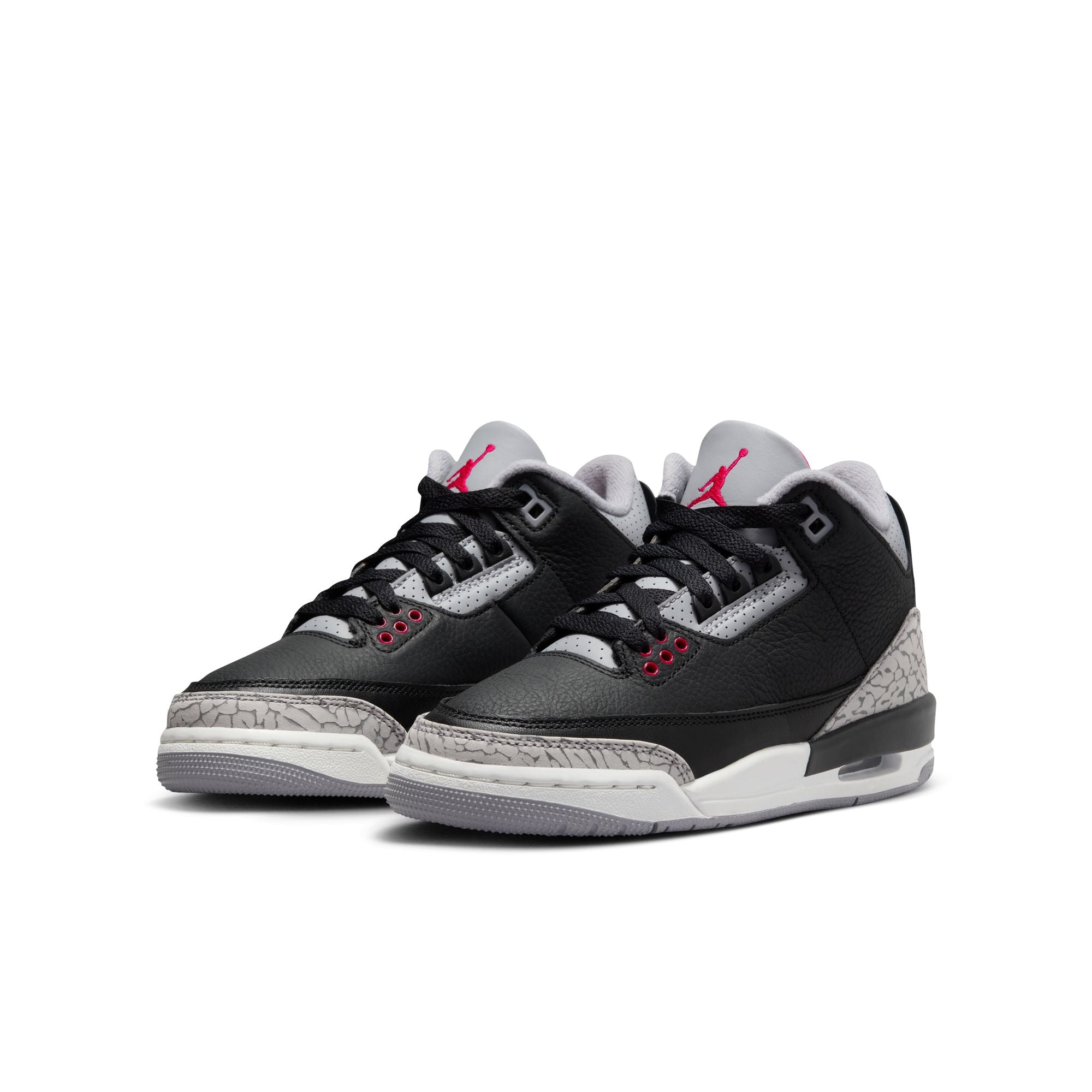 Air Jordan 3 Retro Black Cement Big Kids Shoes