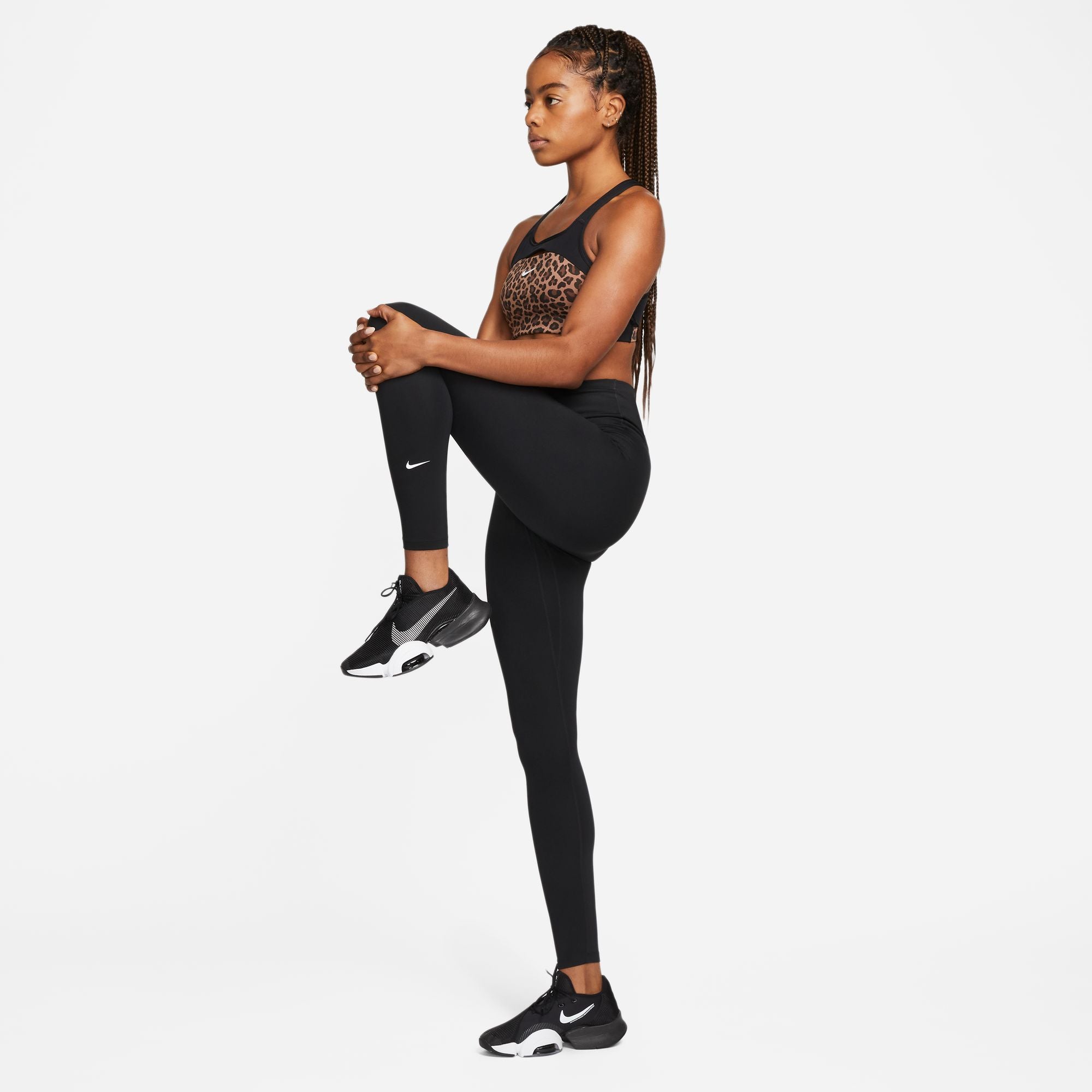 Womens Nike High Waisted Leggings 'Black'