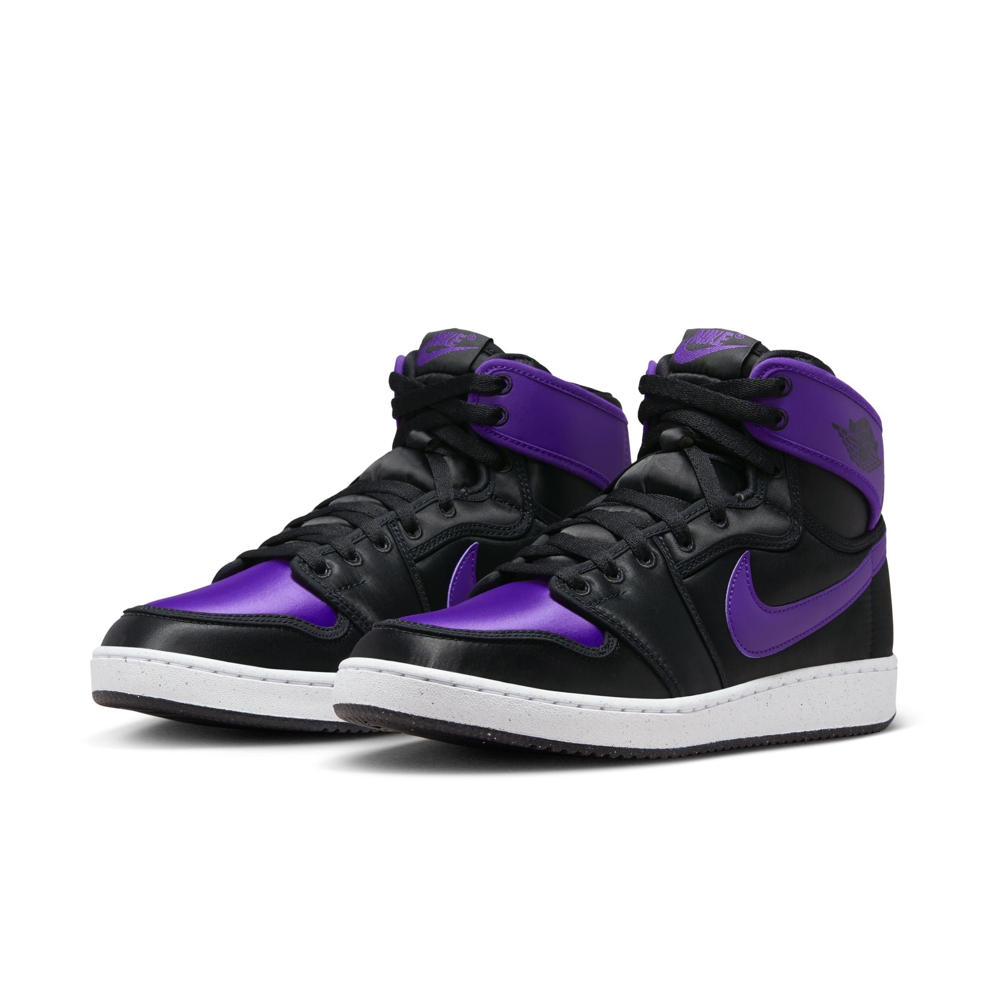 Air jordan on sale black purple