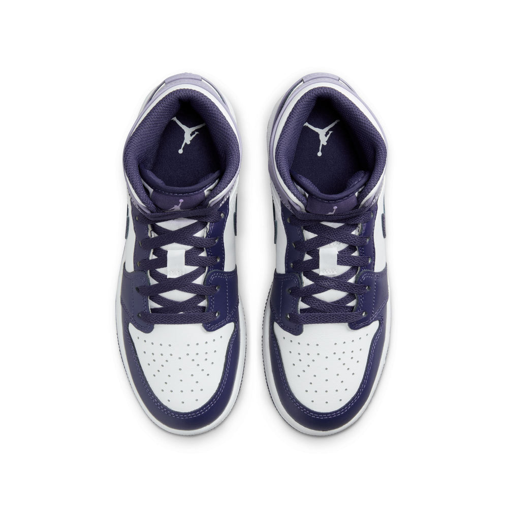 
                  
                    Load image into Gallery viewer, Youth Air Jordan 1 Mid &amp;#39;Sky Purple&amp;#39;
                  
                