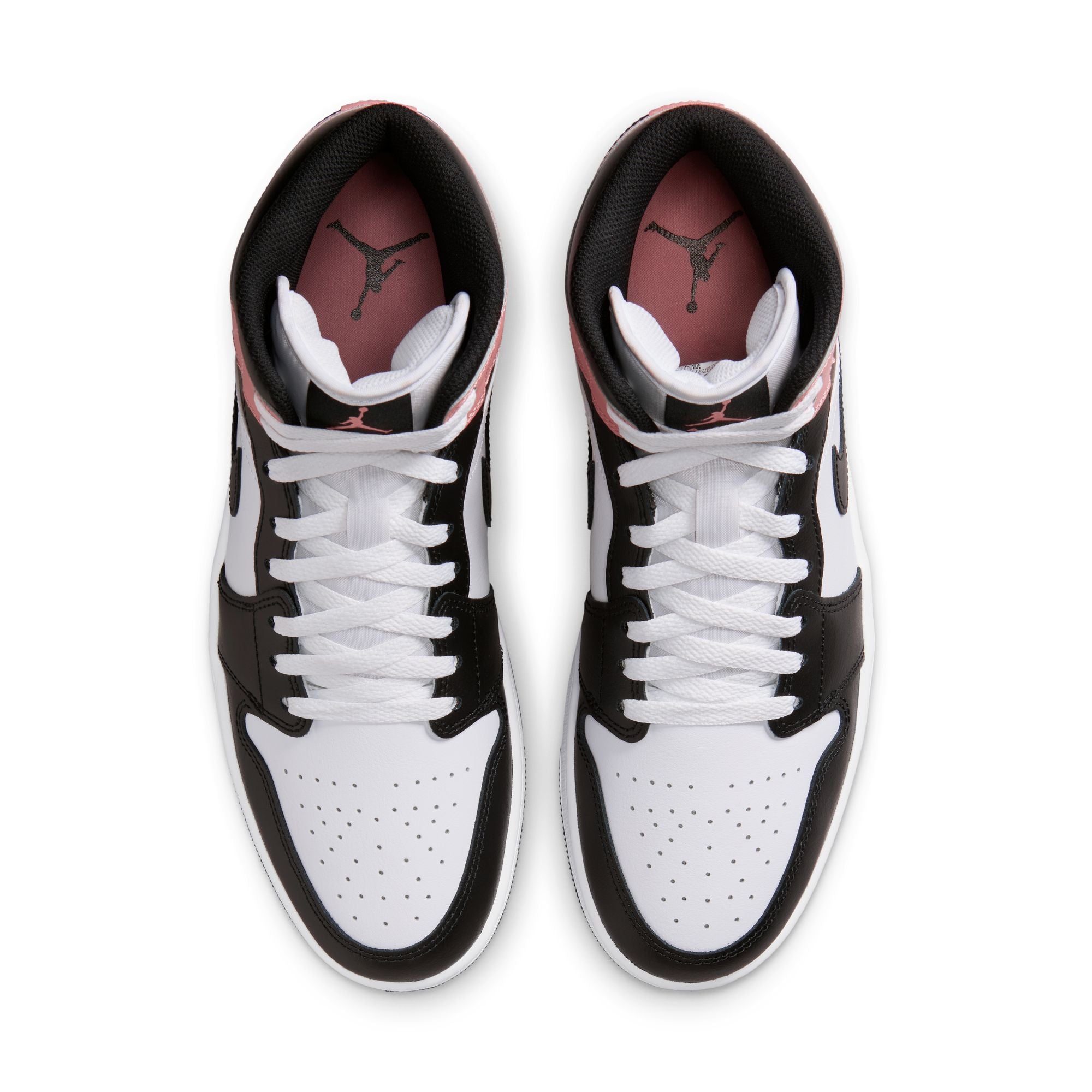 Air Jordan 1 Mid ‘White/Black Rust Pink'