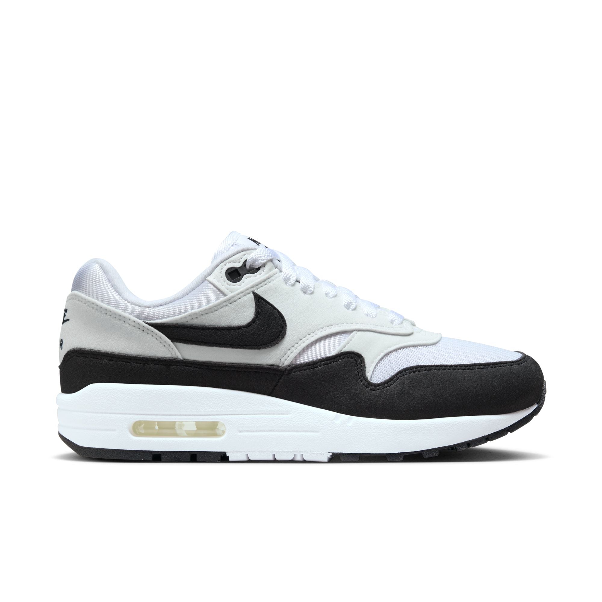 Womens Nike Air Max 1 'White/Black'