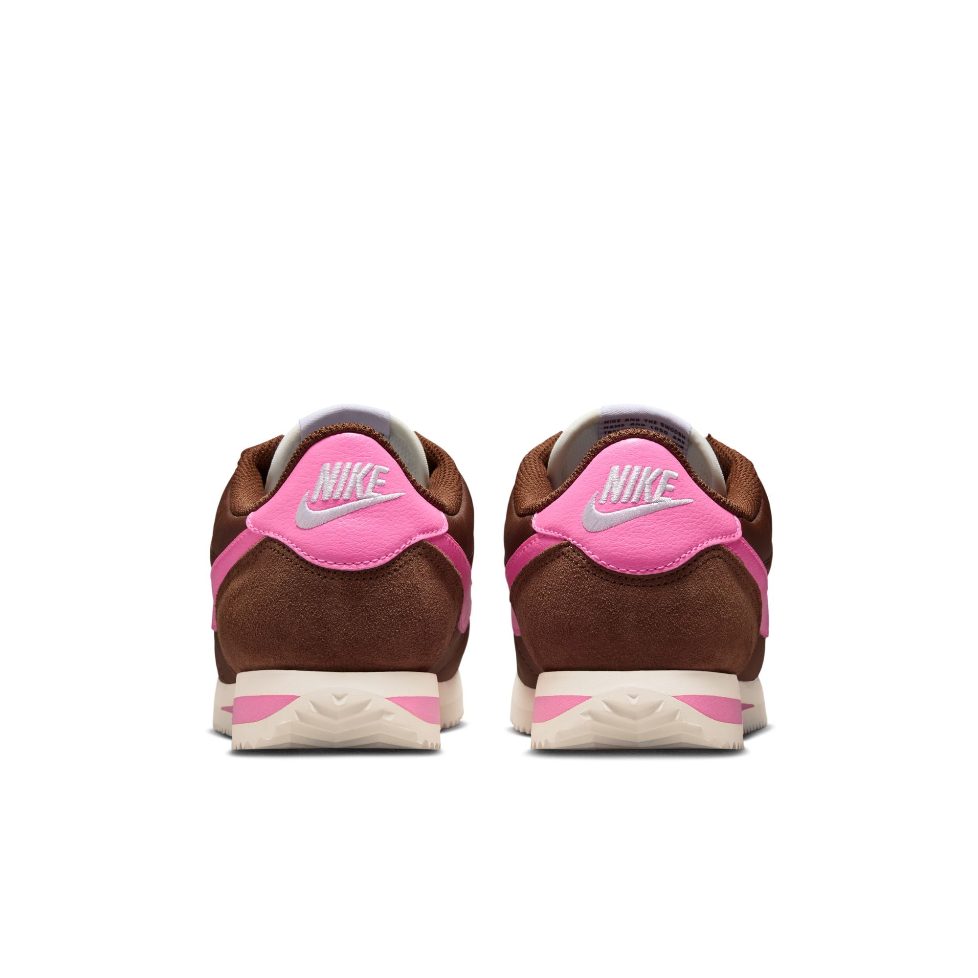 Womens Nike Cortez Textile 'Fauna Brown/Pink Spell'