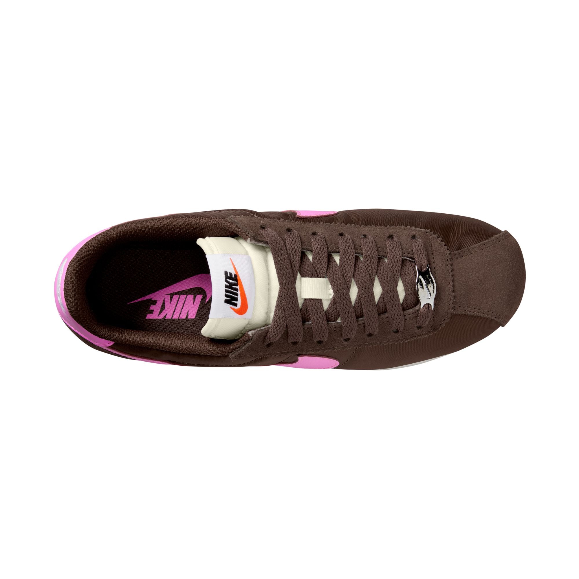 Womens Nike Cortez Textile 'Fauna Brown/Pink Spell'