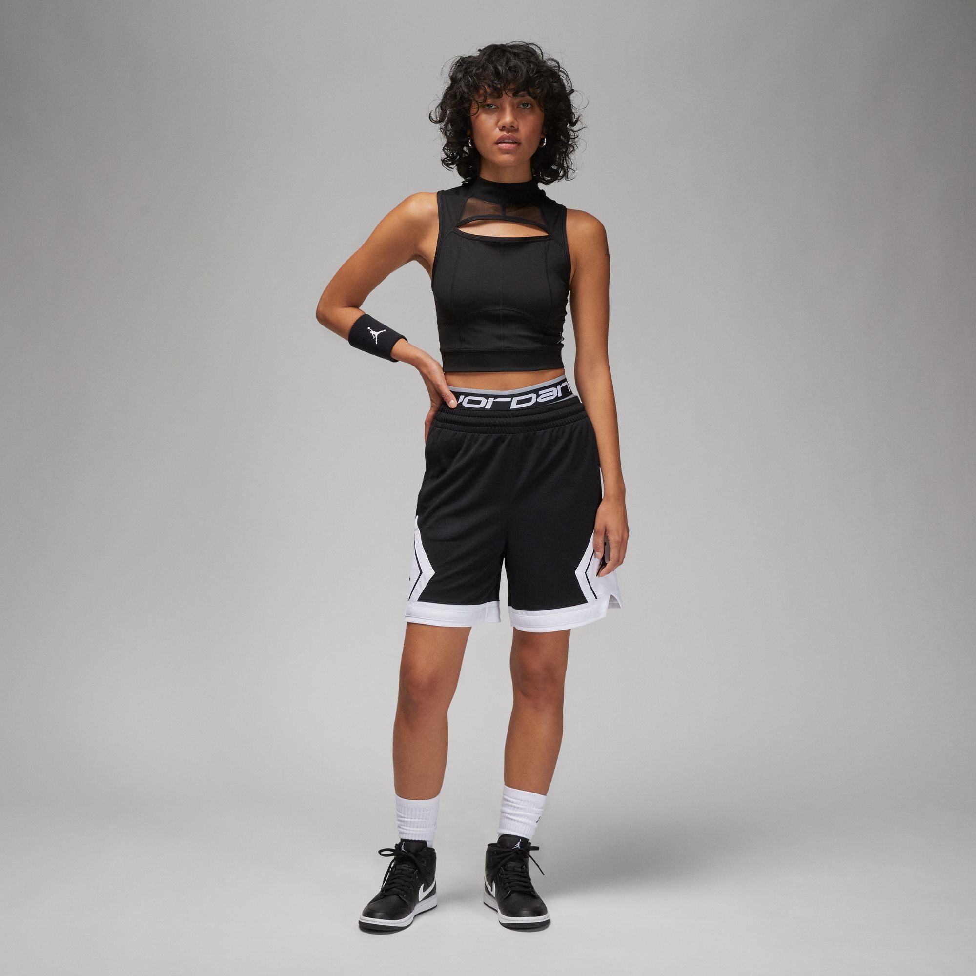 Womens Jordan Sport Shorts 'Black'