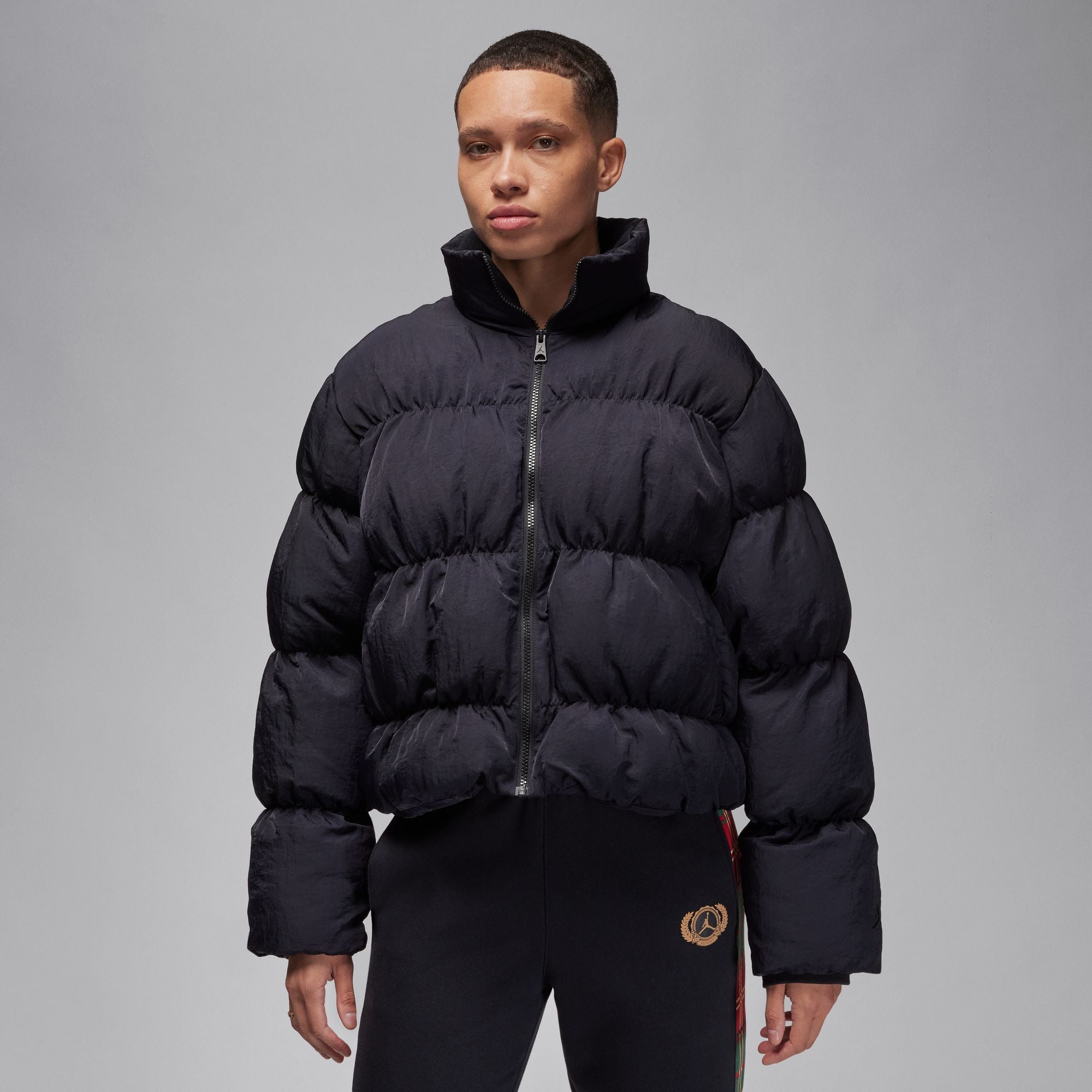 Womens Jordan Puffer Jacket 'Black'