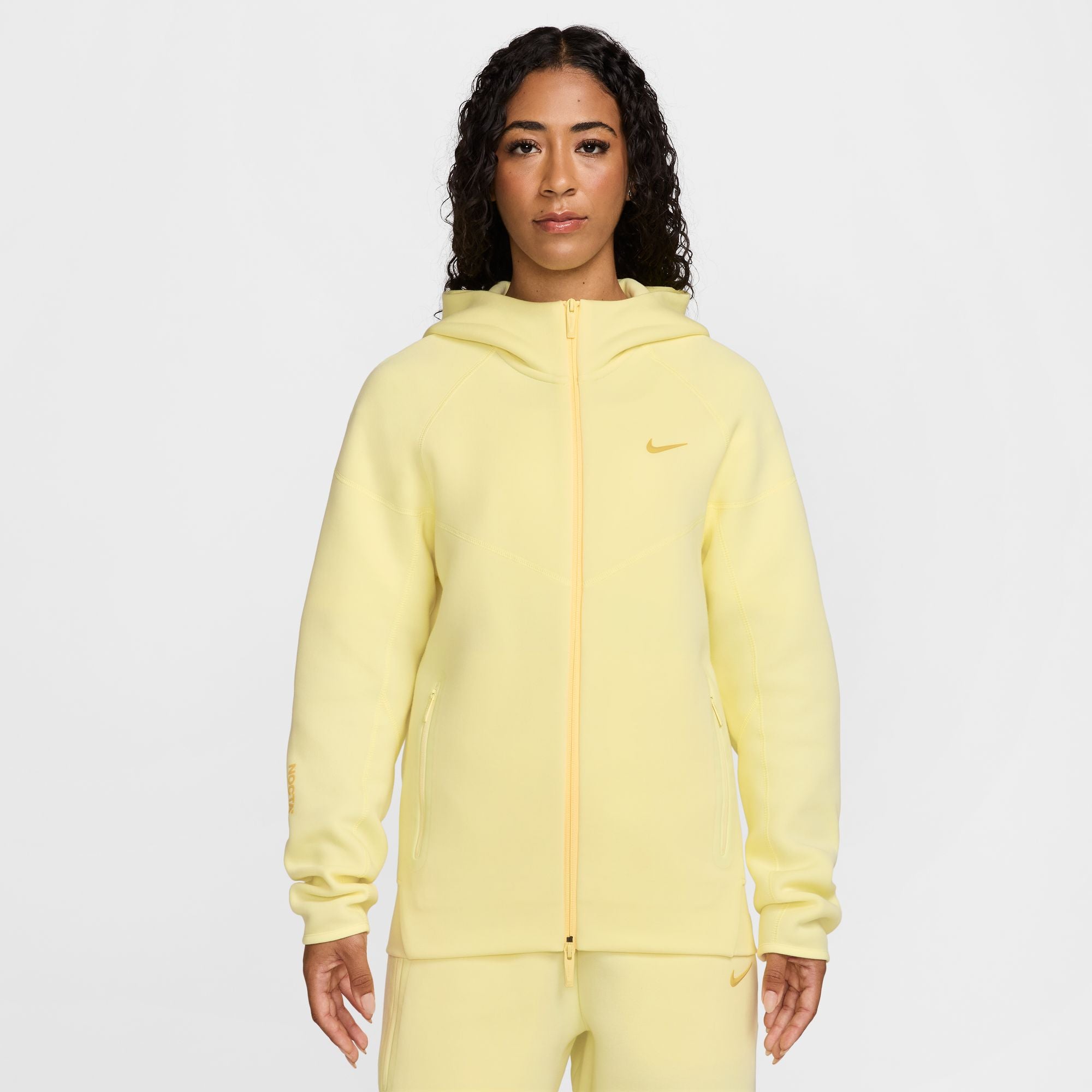 NOCTA Tech Fleece Zip-Up Hoodie 'Citron Yellow'