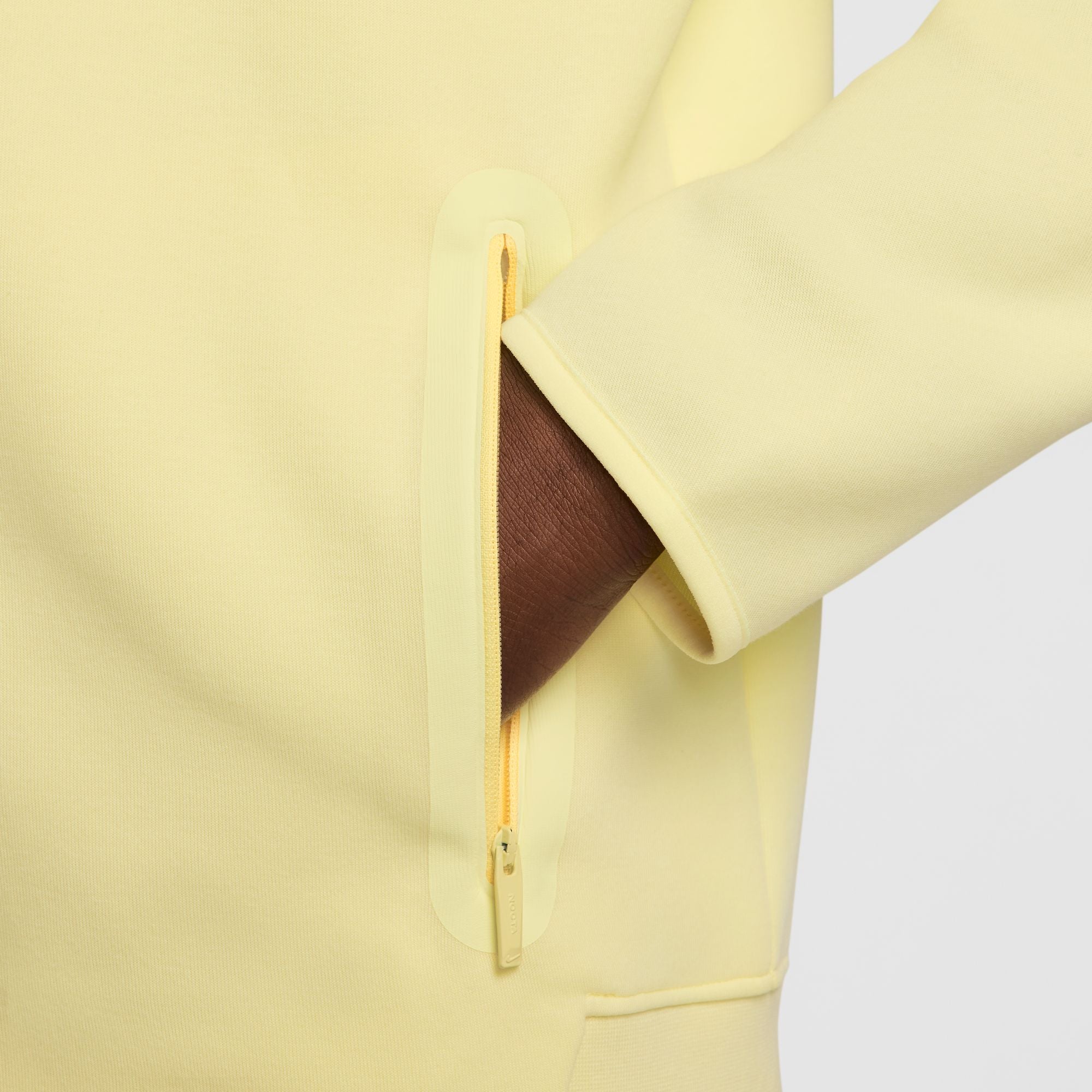 NOCTA Tech Fleece Zip-Up Hoodie 'Citron Yellow'