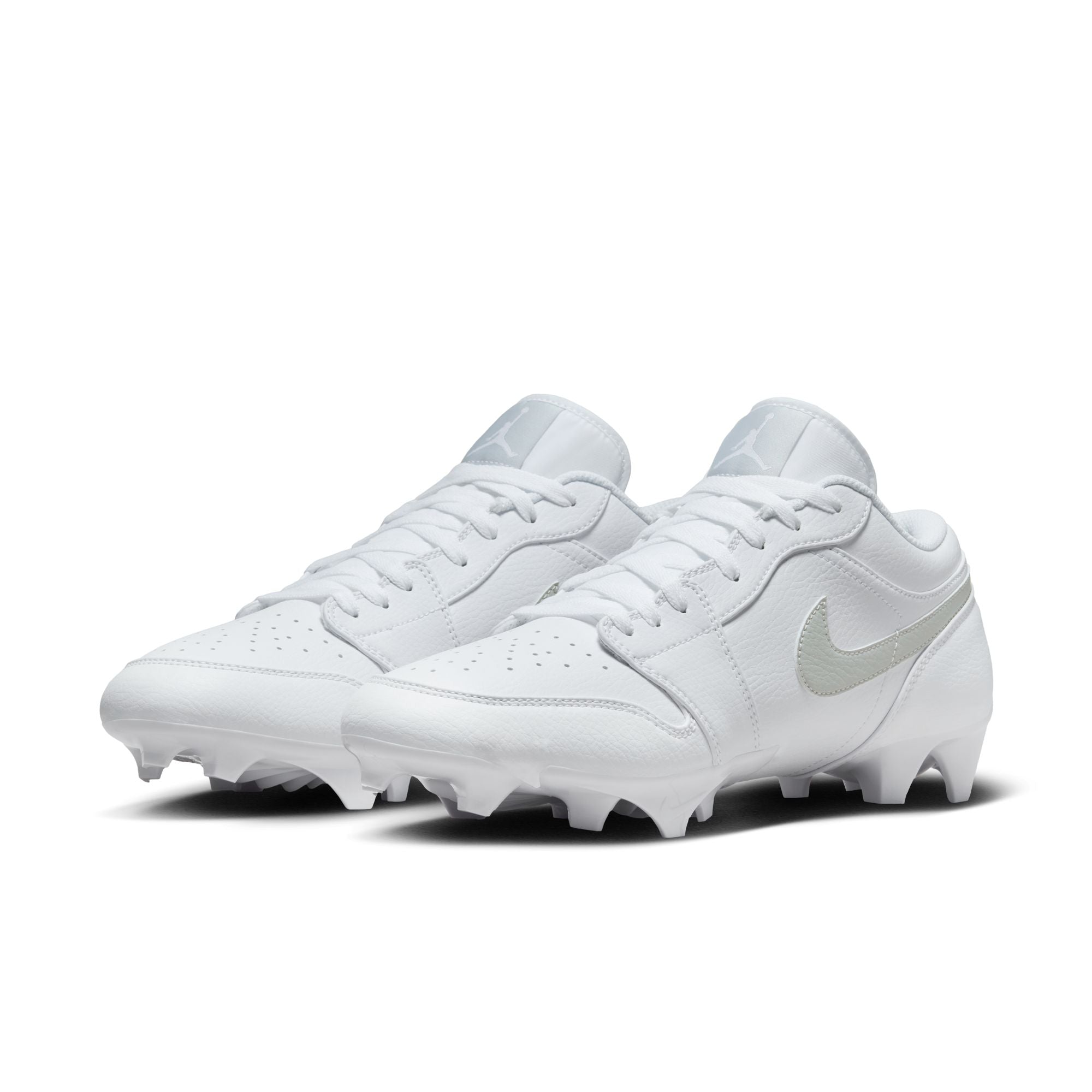 All white jordan football cleats outlet