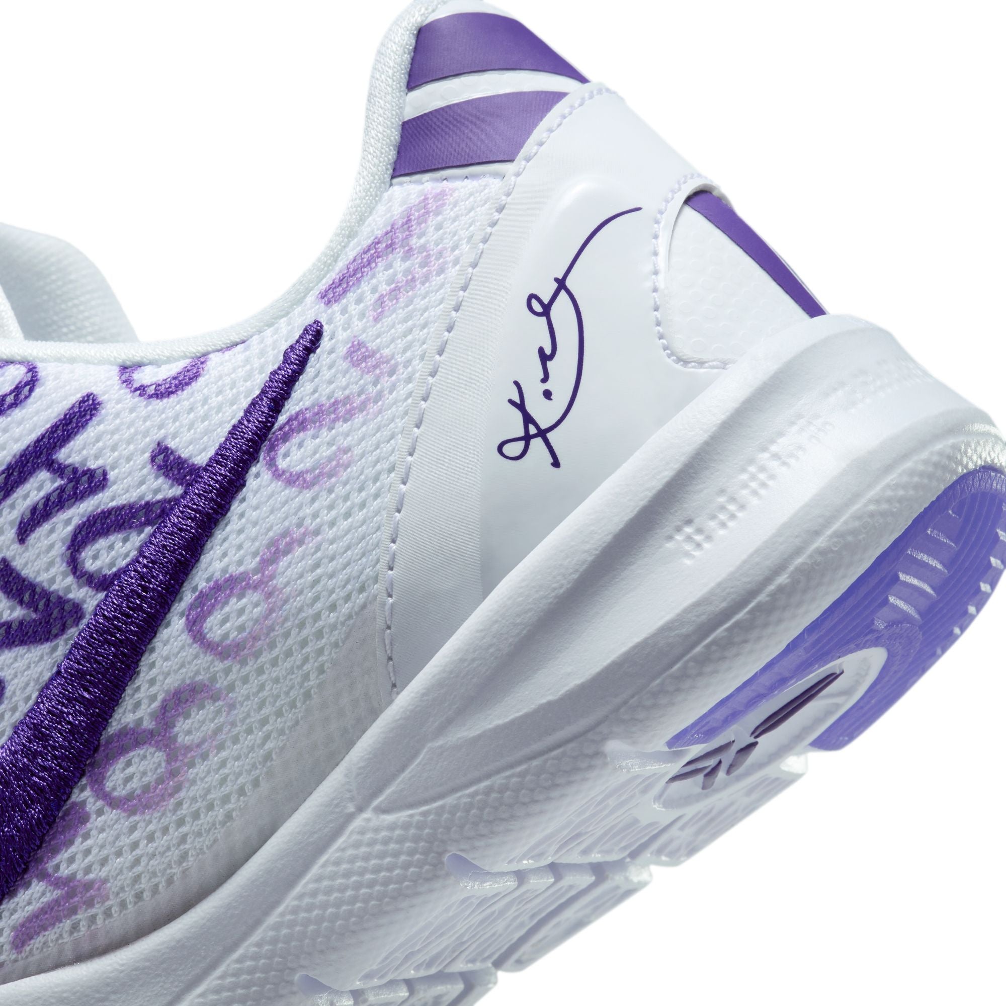 Youth Nike Kobe 8 'White/Purple'
