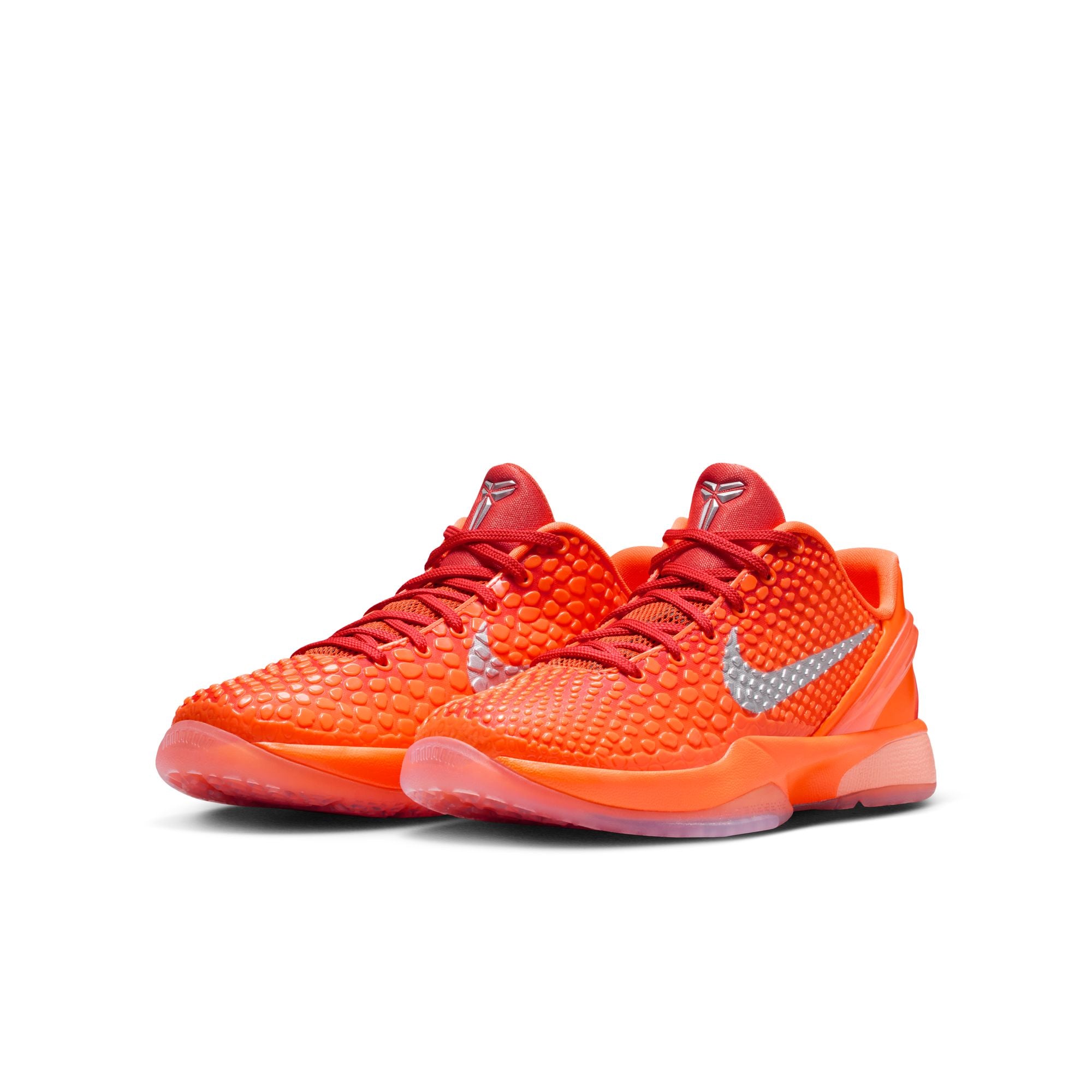 Youth Kobe VI ‘Orange/Metallic Silver'