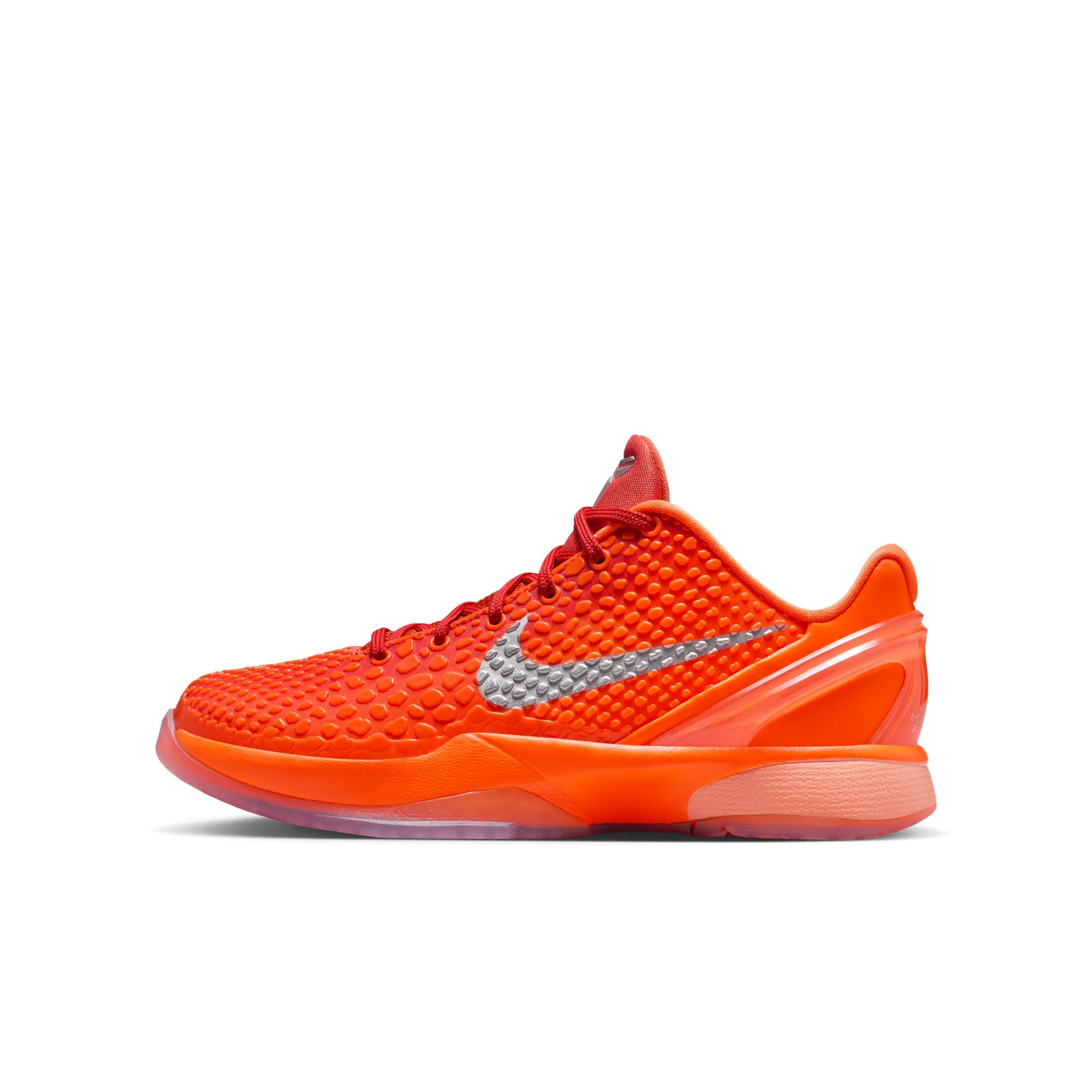 Youth Kobe VI ‘Orange/Metallic Silver'