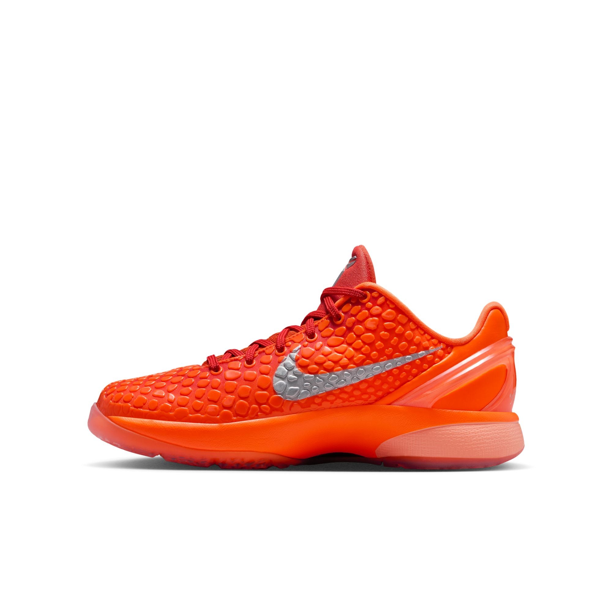 Youth Kobe VI ‘Orange/Metallic Silver'