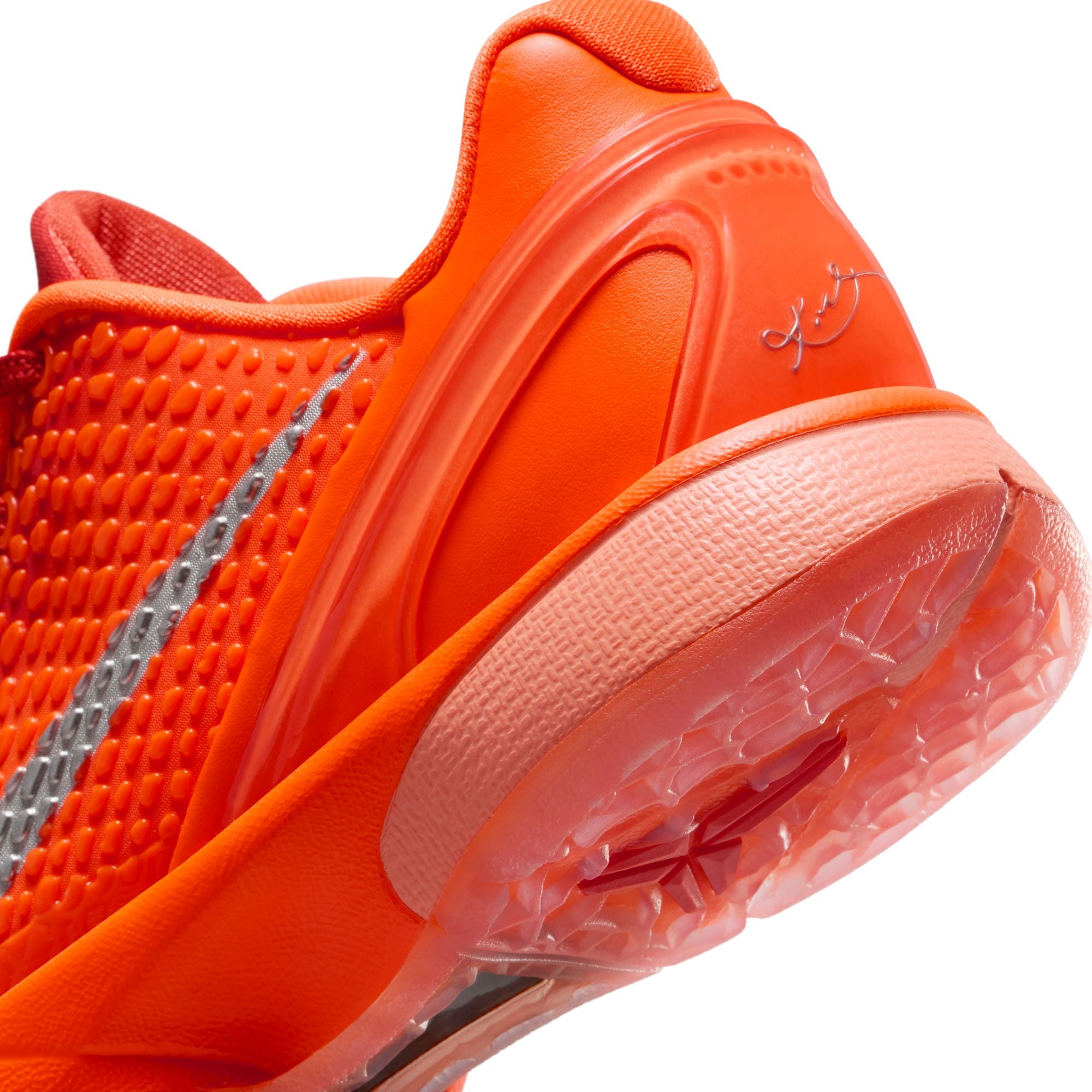 Youth Kobe VI ‘Orange/Metallic Silver'