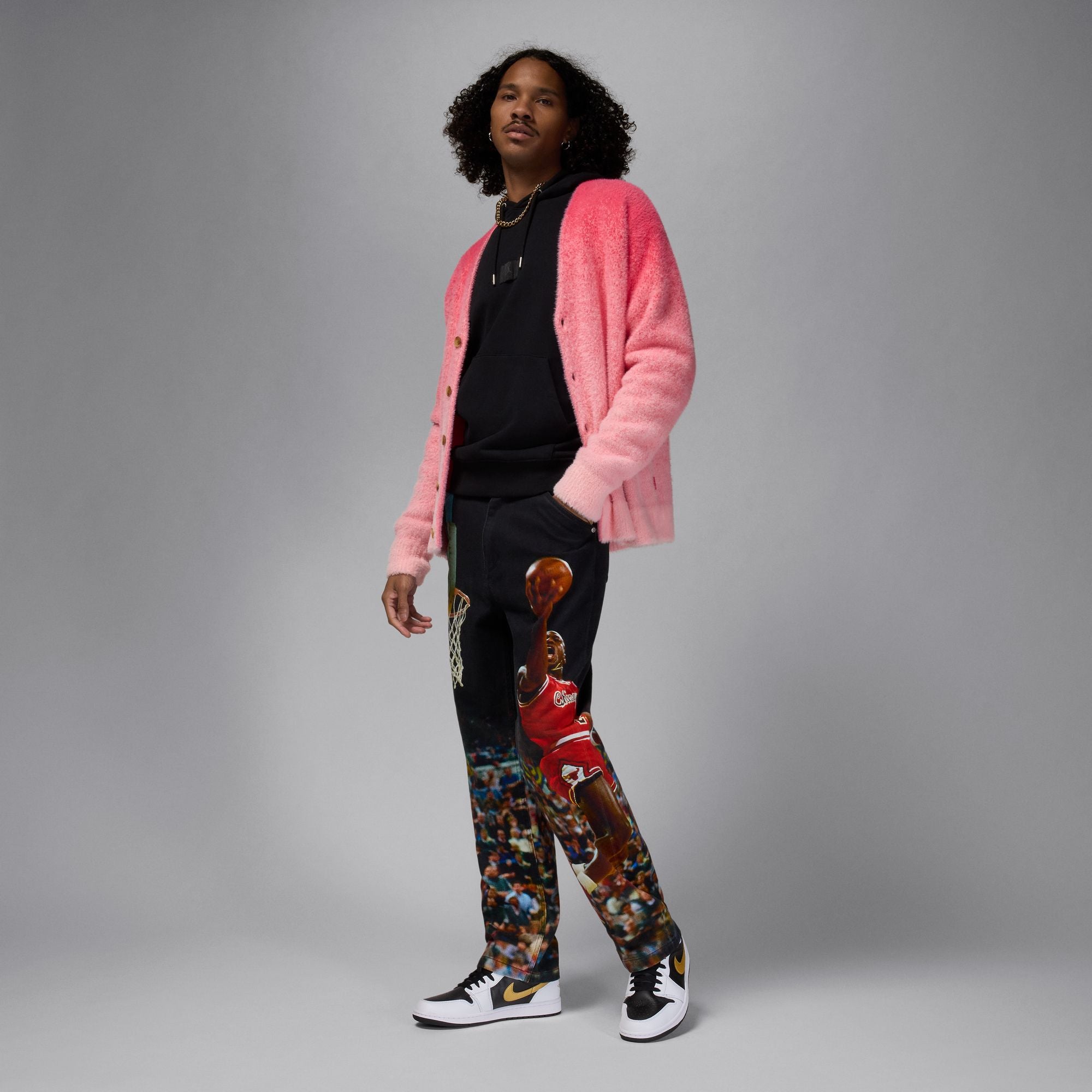 Air Jordan Printed Twill Pants 'Black'