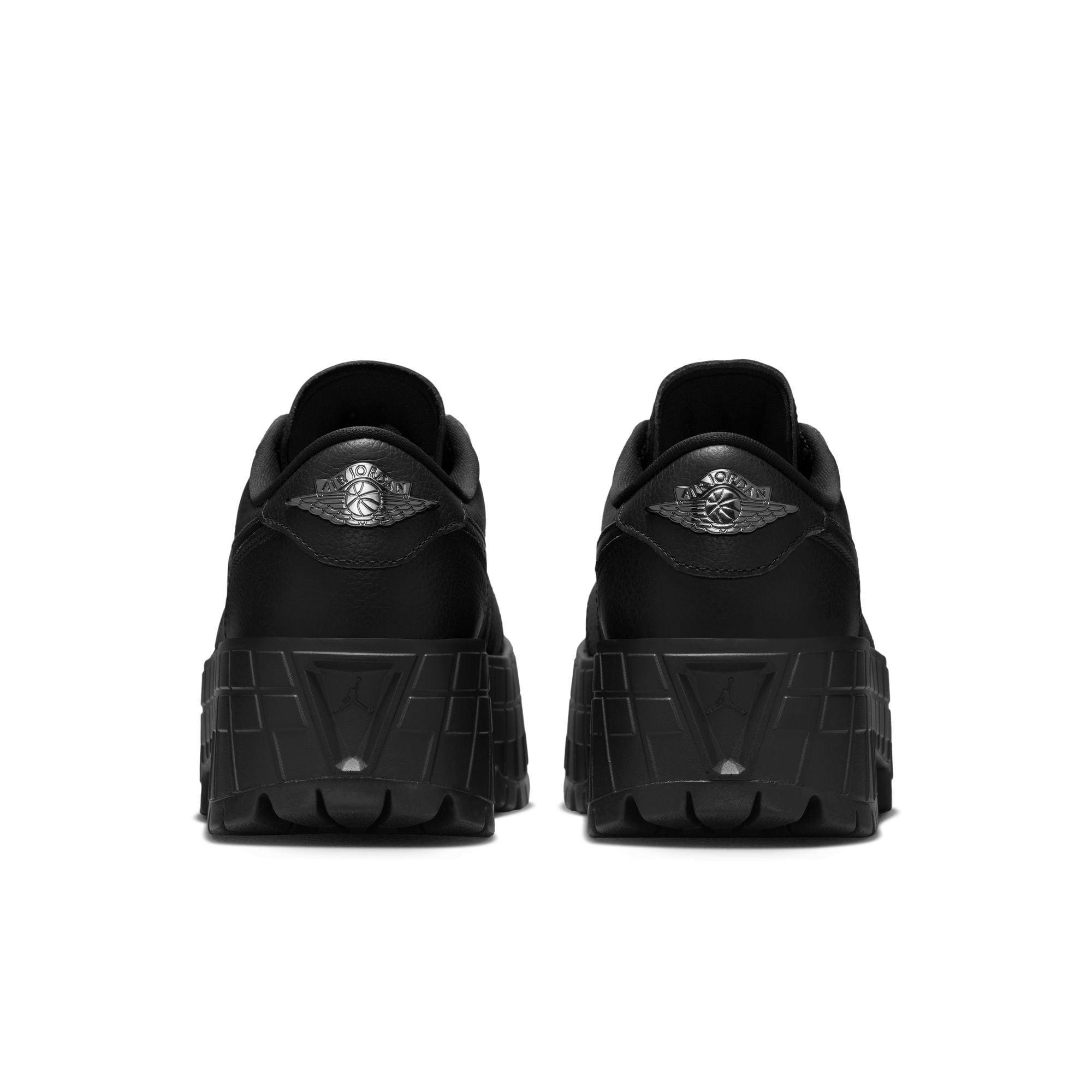 Womens Air Jordan 1 Brooklyn Low 'Black/Metallic Black'