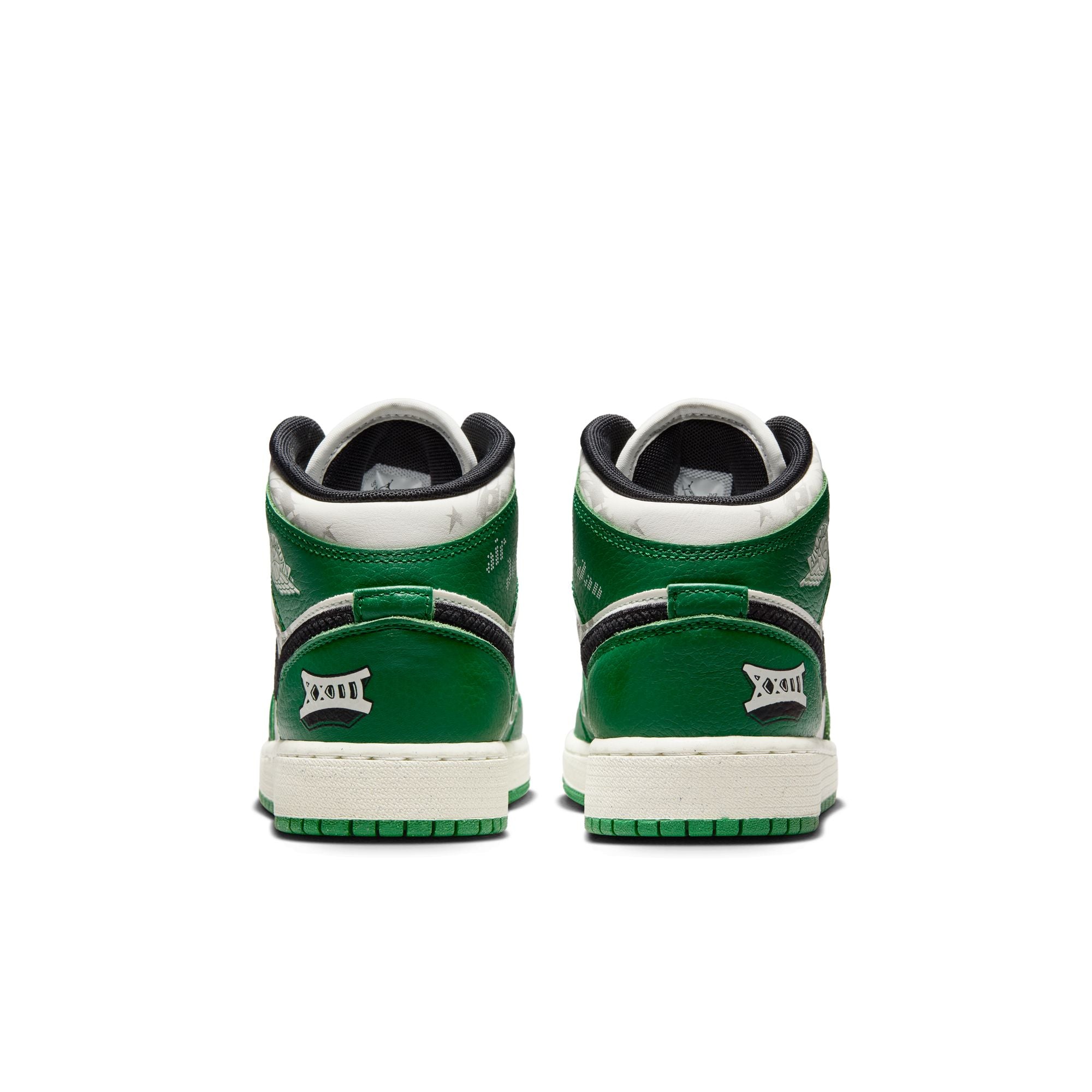 Youth Air Jordan 1 Mid SE (GS) ‘Pine Green/Sail-Black'
