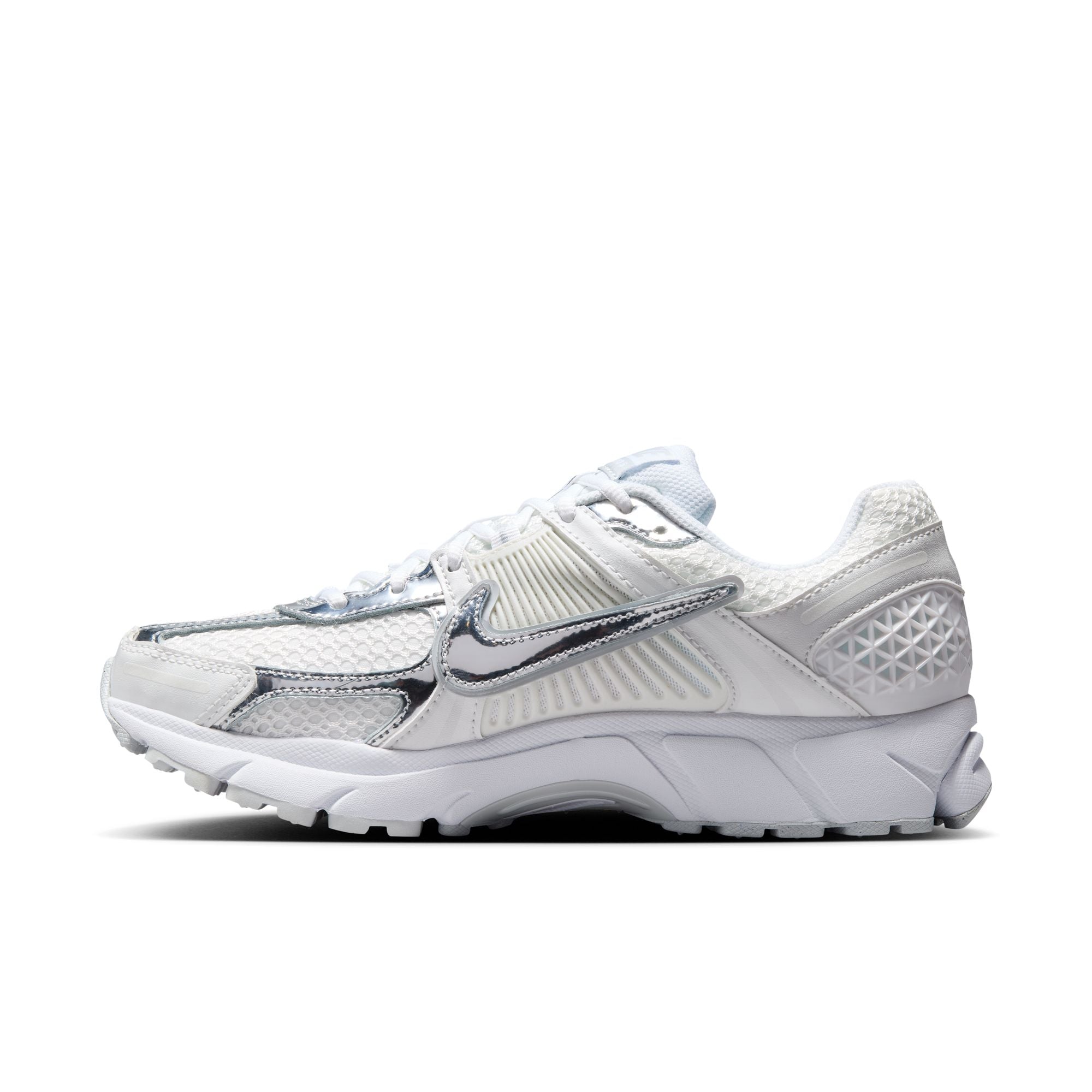 Womens Nike Zoom Vomero 5 'White/Metallic Silver'