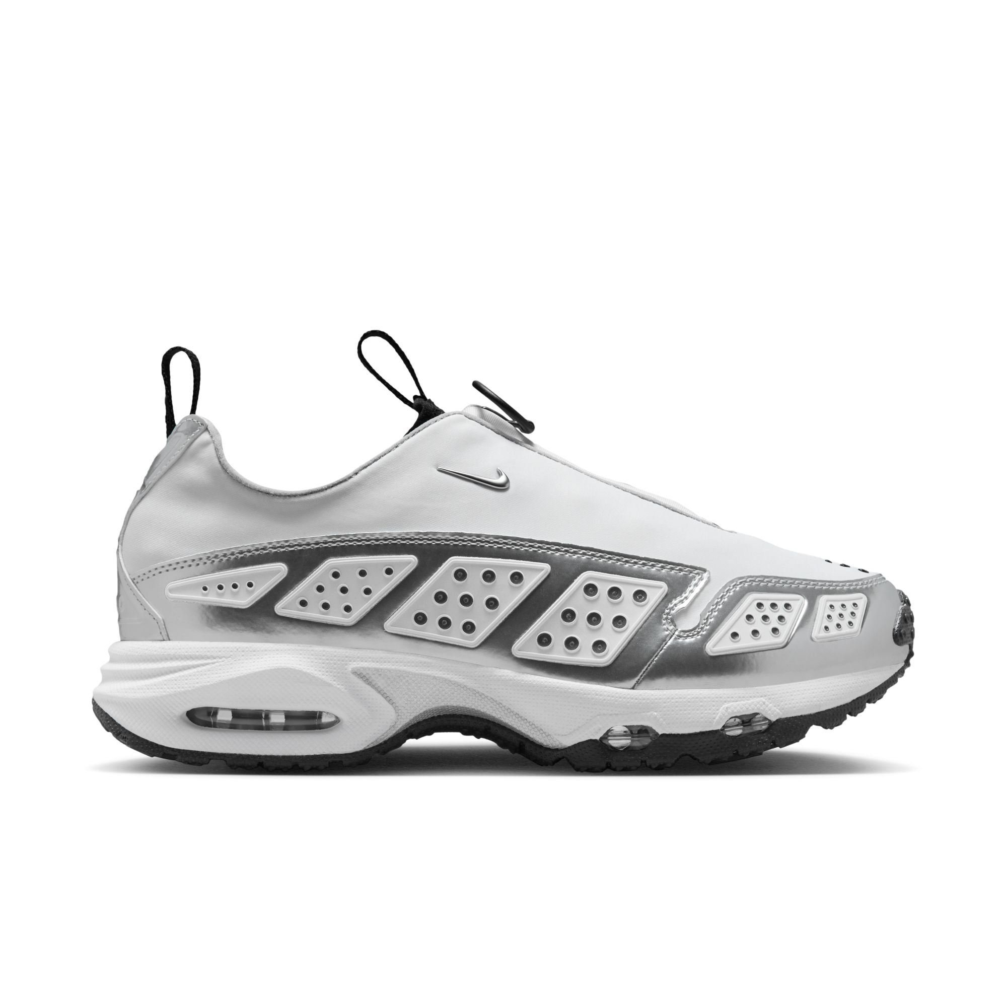 Womens Nike Air Max SNDR 'White/Metallic Silver-Black'
