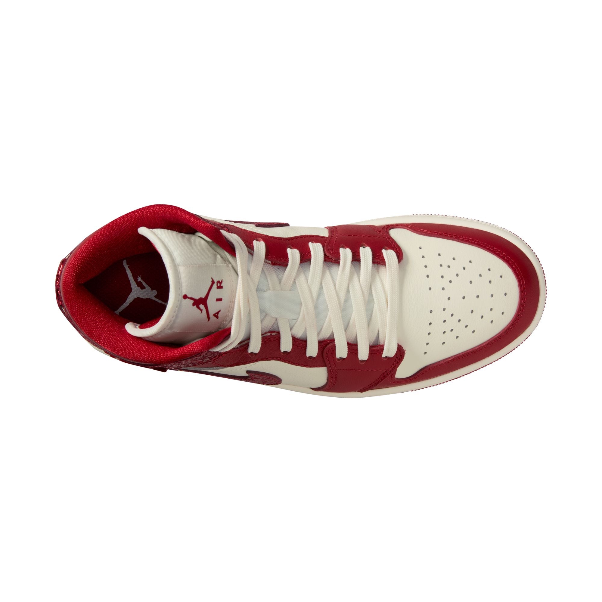 Womens Air Jordan 1 Mid SE 'Sail/Varsity Red'