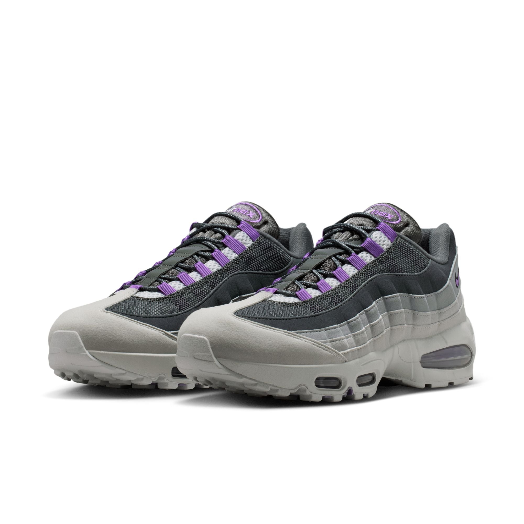靴 Nike AirMax 95 Big Bubble OG Photon Dust Nike Air Max 95 Big Bubble OG 'Photon Dust/Bright Violet'