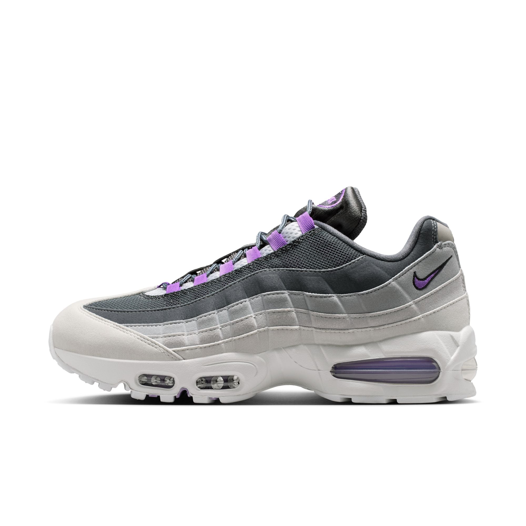 靴 Nike AirMax 95 Big Bubble OG Photon Dust Nike Air Max 95 Big Bubble OG 'Photon Dust/Bright Violet'