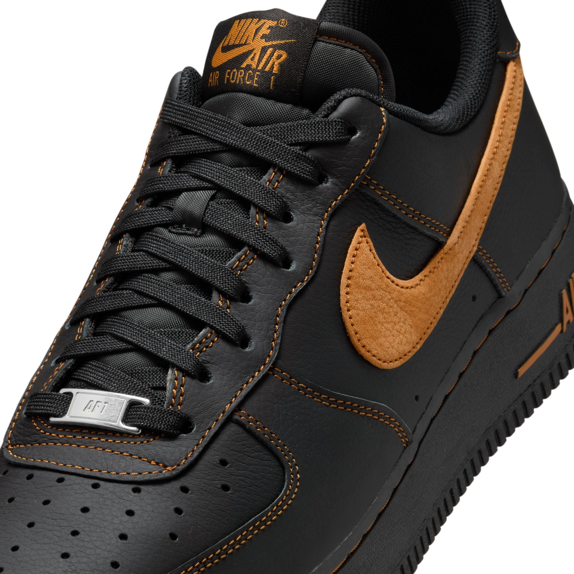 国内配送 NIKE AIR FORCE 1 '07 LV8 BLACK/DESERT OCHRE Nike Air Force 1 '07 LV8 'Black/Desert Ochre'