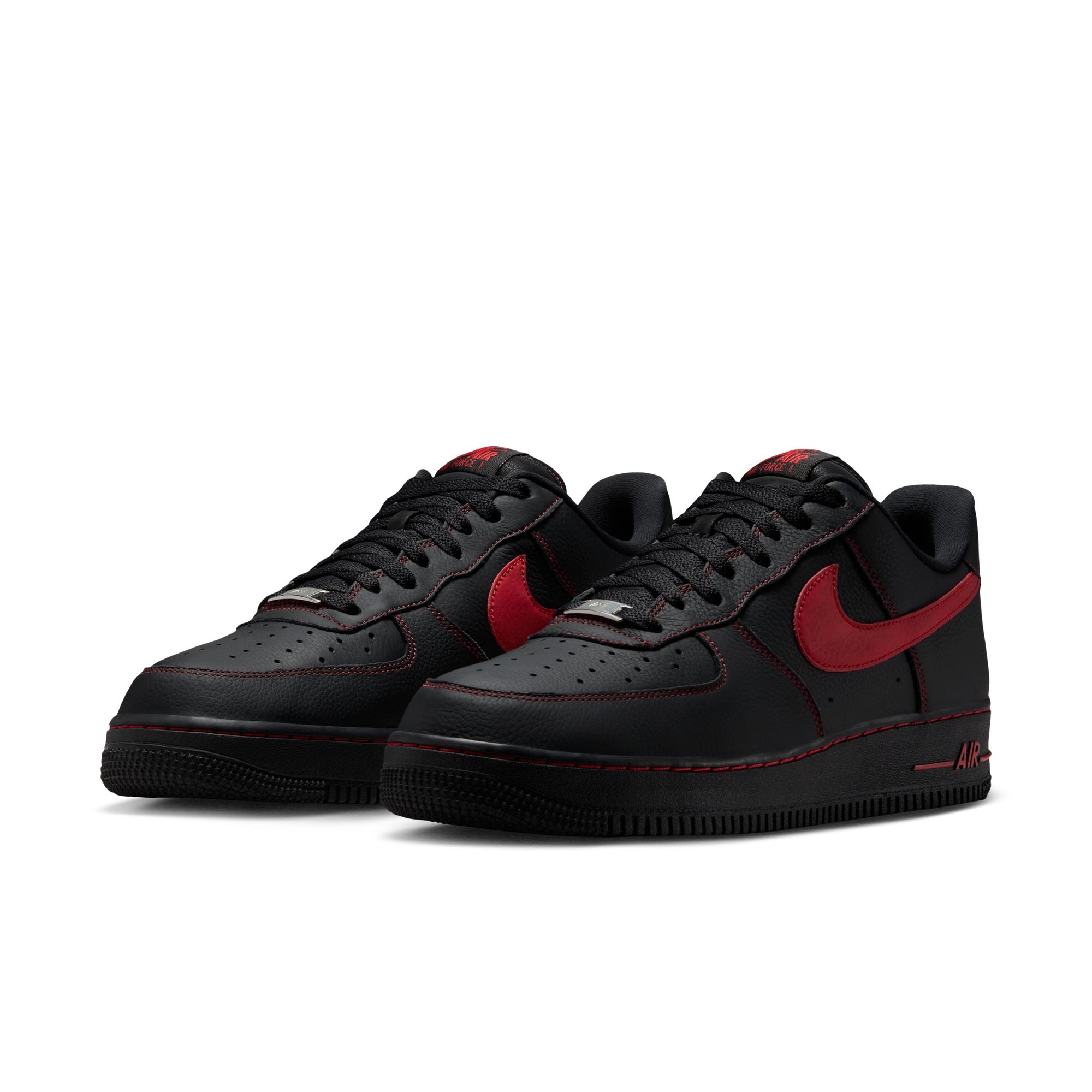Nike Air Force 1 '07 LV8 'Black/University Red'
