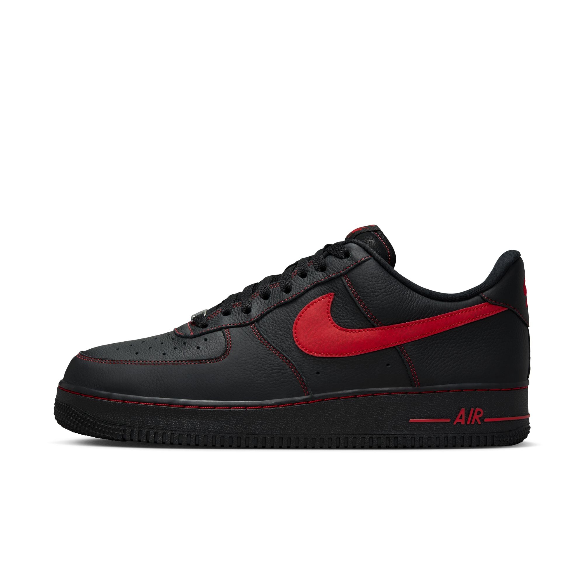 Nike Air Force 1 '07 LV8 'Black/University Red'