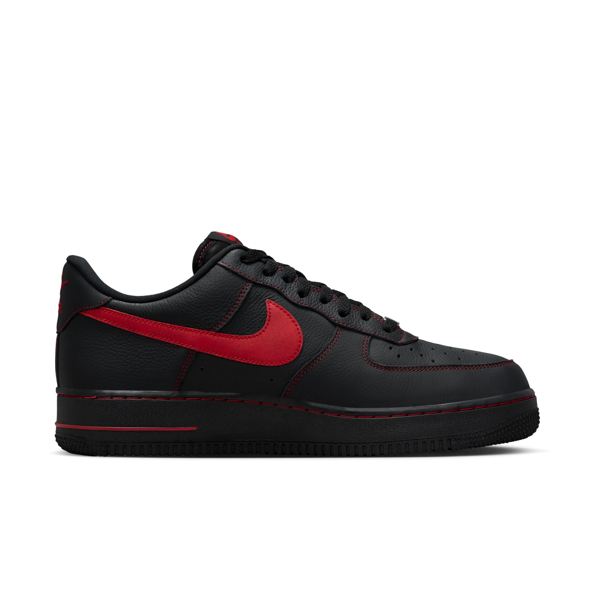 Nike Air Force 1 '07 LV8 'Black/University Red'