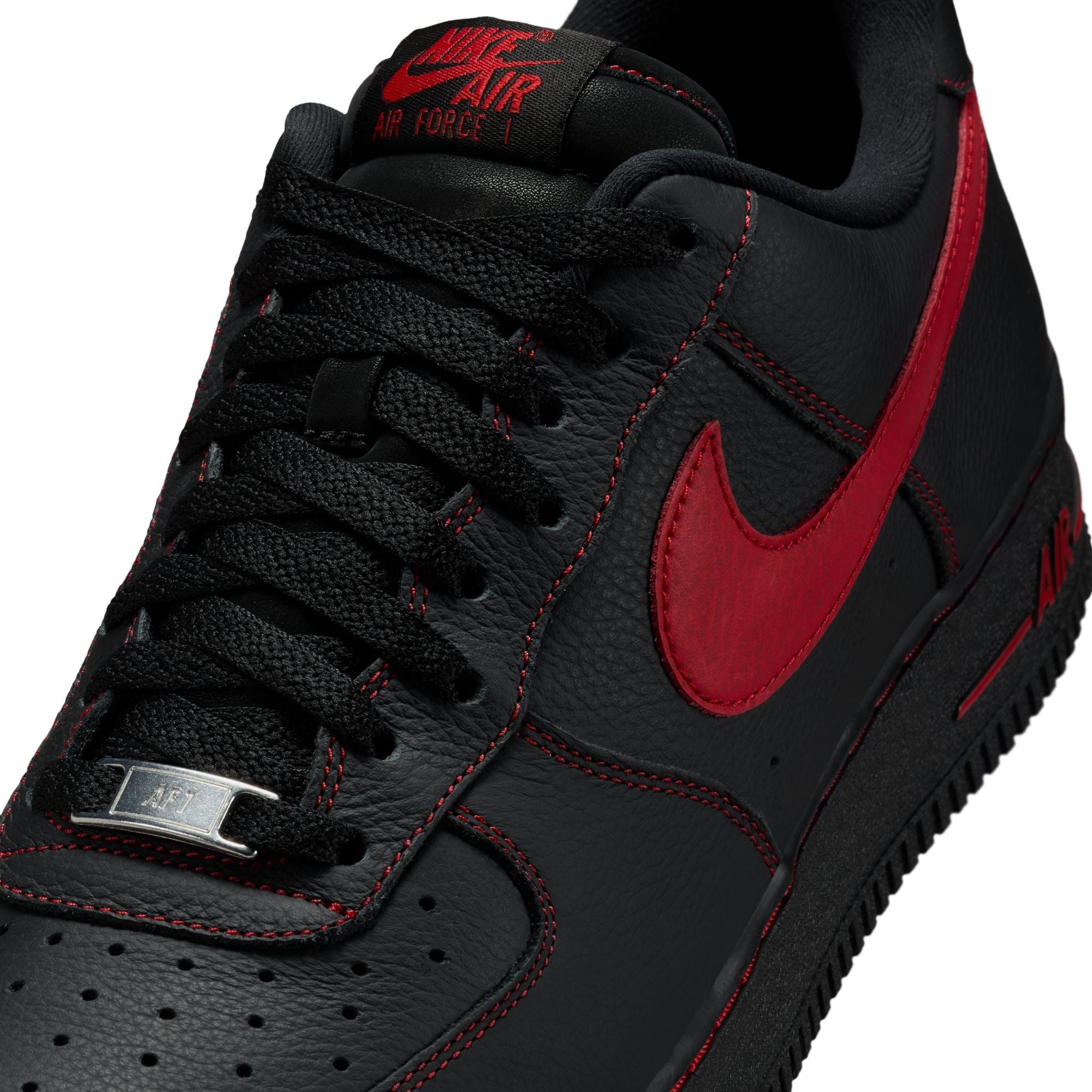 Nike Air Force 1 '07 LV8 'Black/University Red'