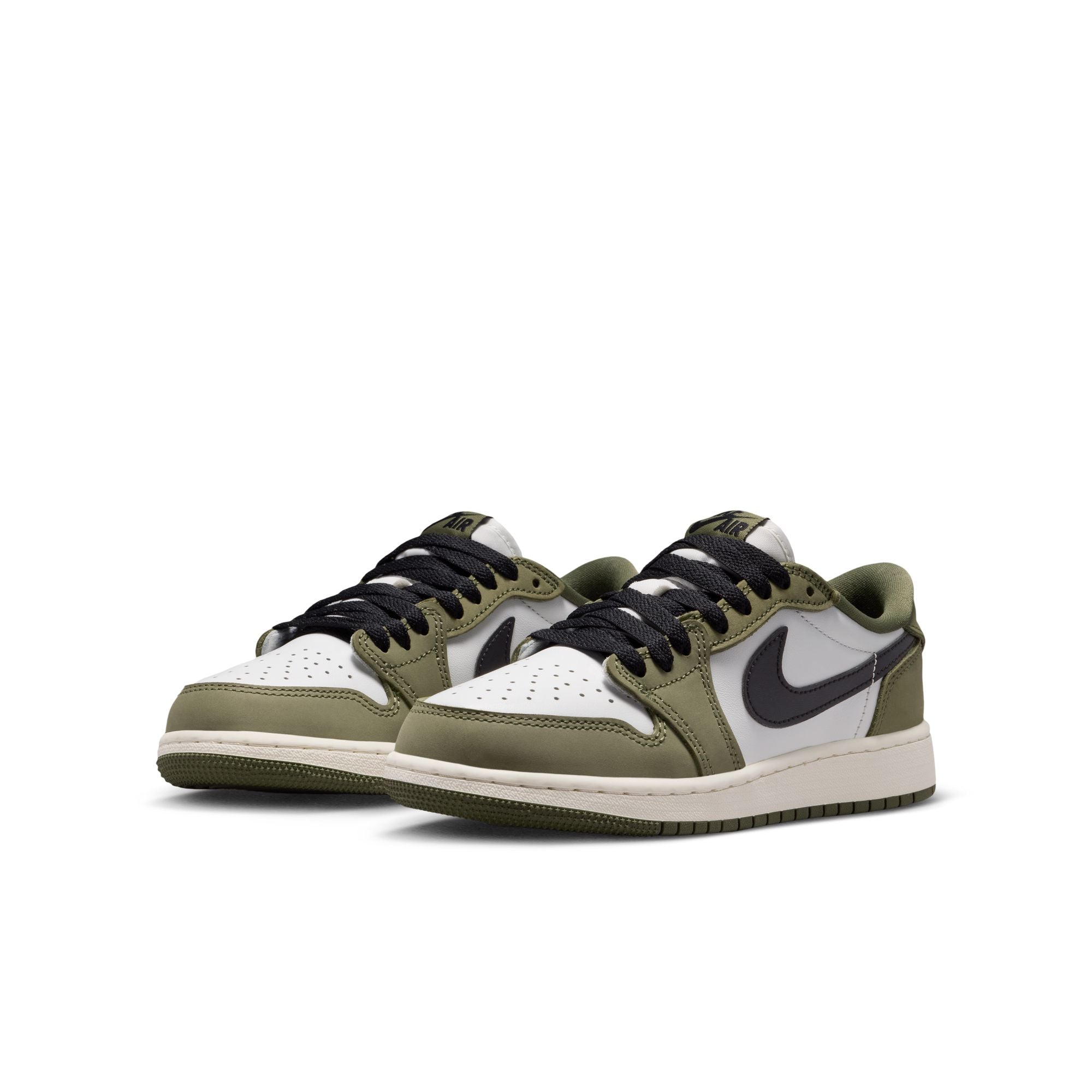 Youth Air Jordan 1 Retro Low 'Medium Olive'