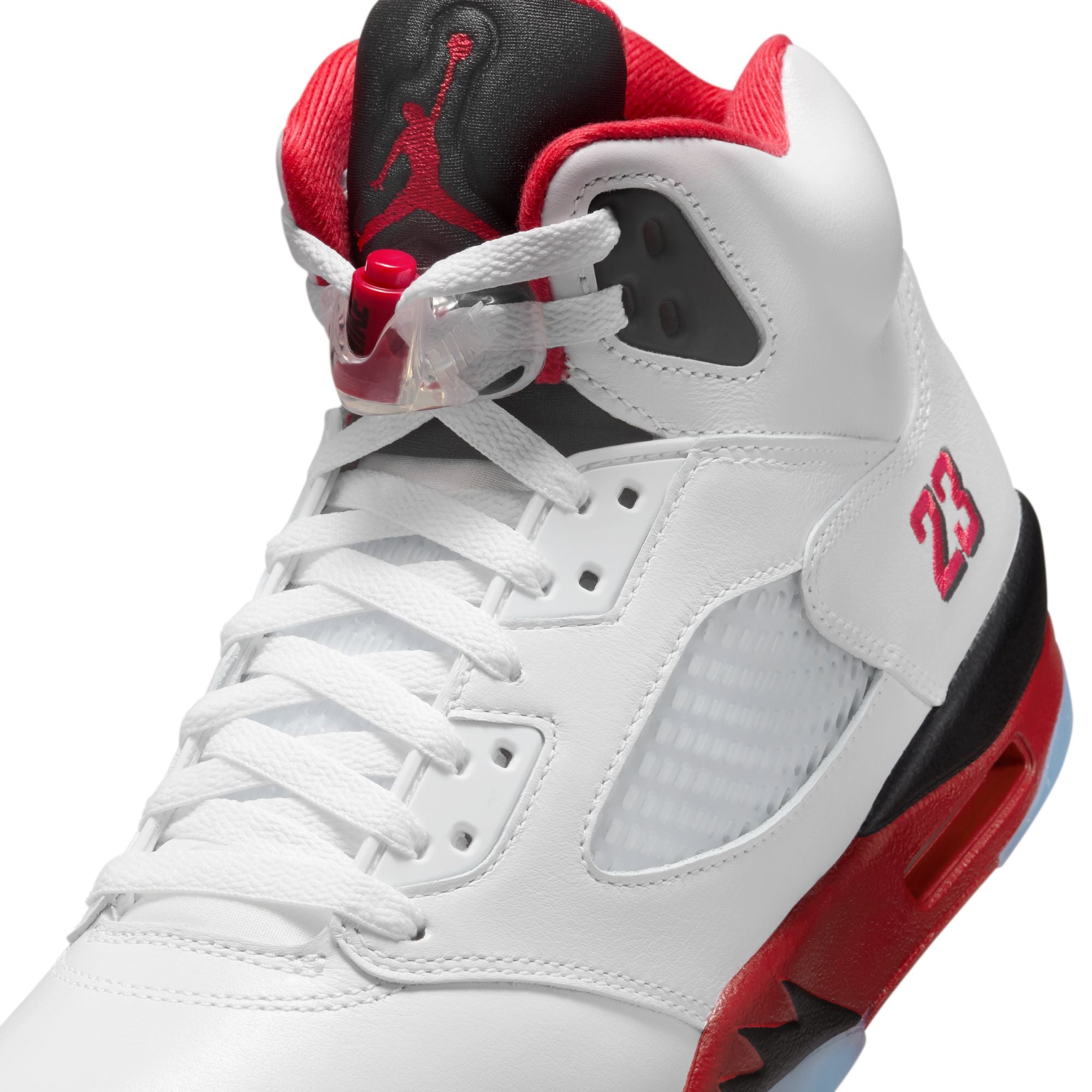 Air Jordan 5 Fire Red 'Black Tongue'