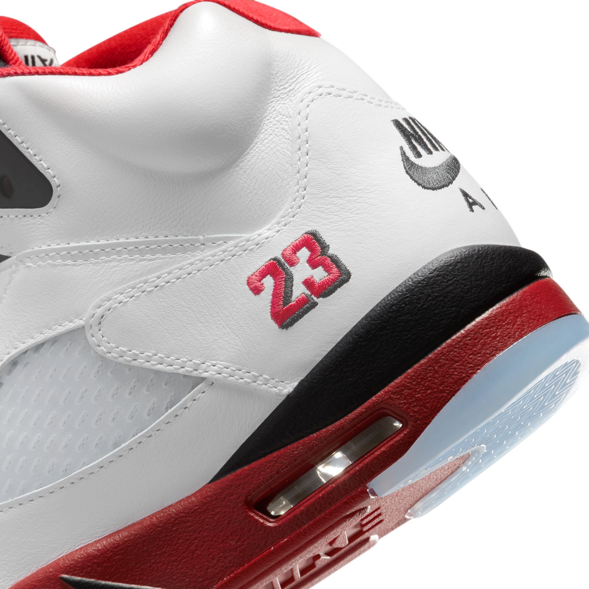 Air Jordan 5 Fire Red 'Black Tongue'