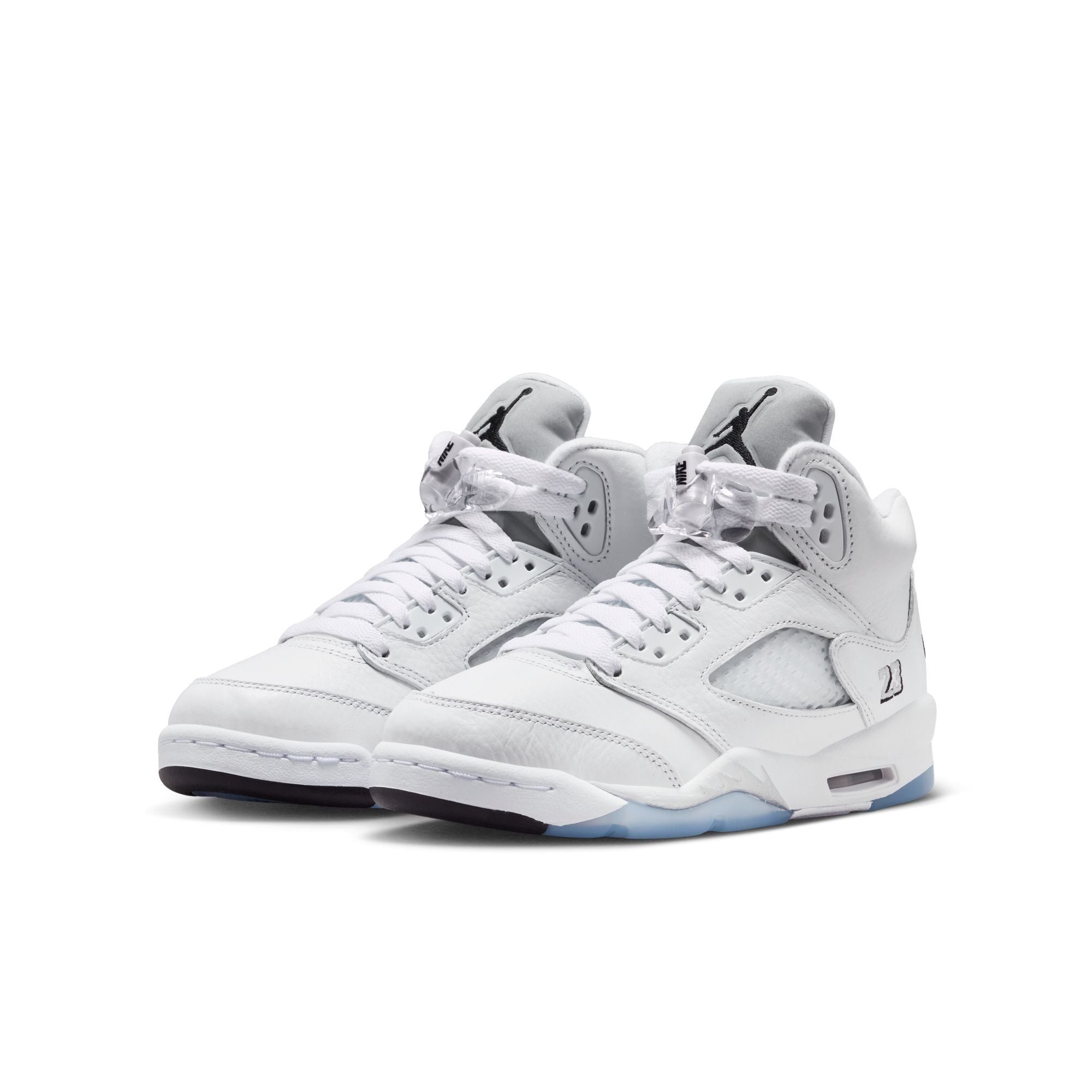 Youth Air Jordan 5 Retro OG "White Metallic"