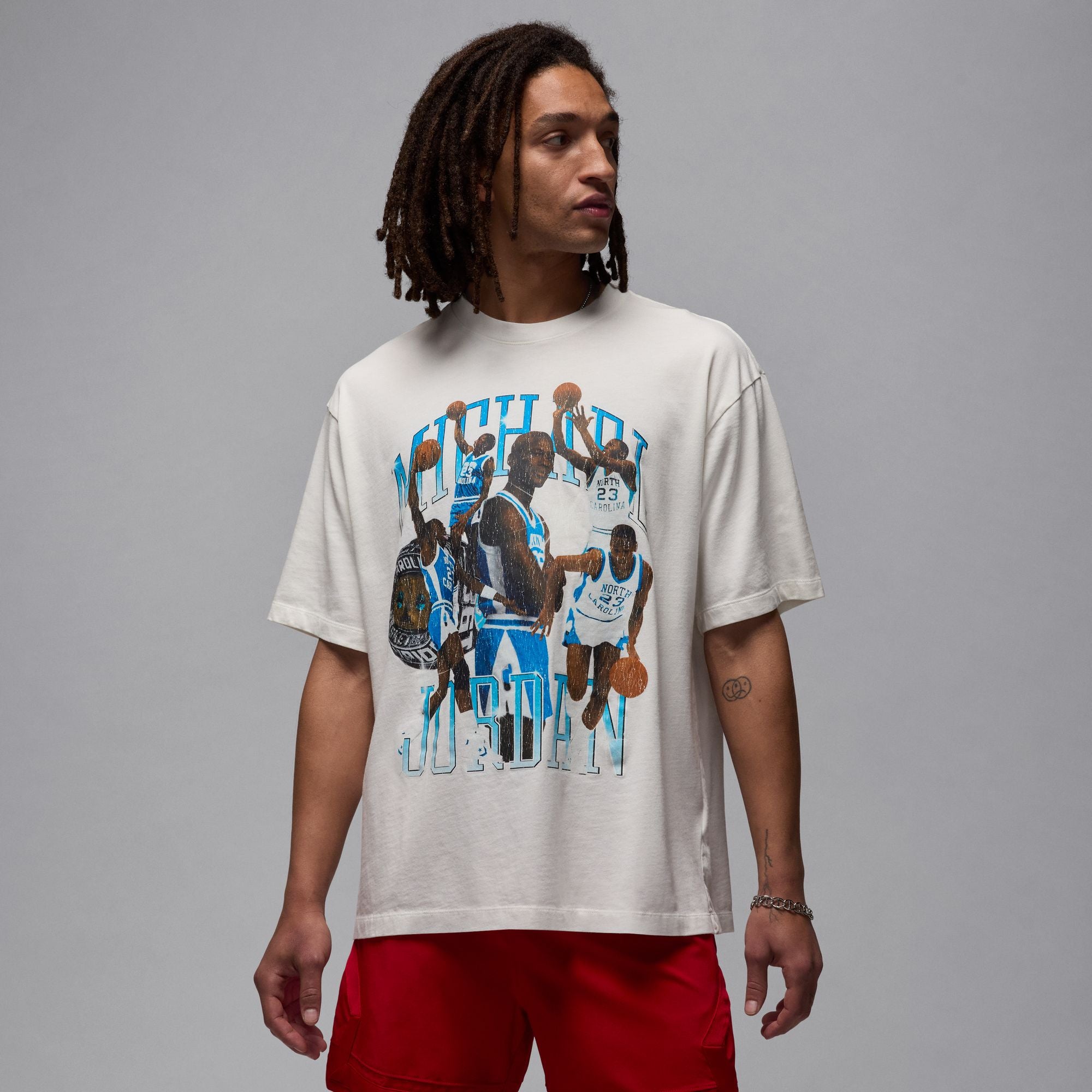 Jordan Flight Essential Oversize Graphic Crew 'Sail'