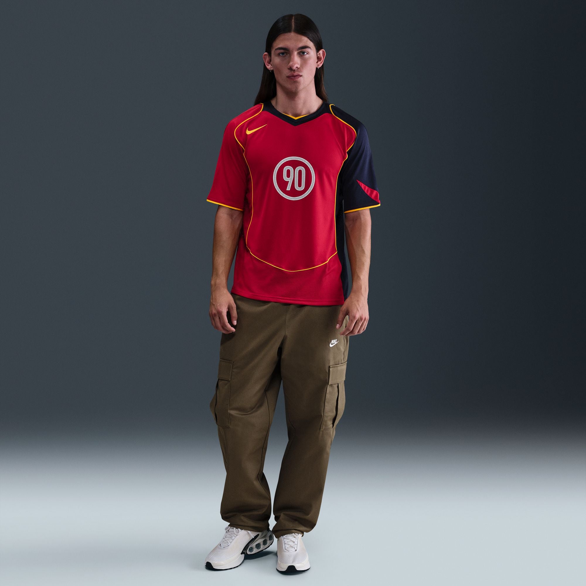 Nike Total 90 Dri-FIT Soccer Jersey 'Gym Red'