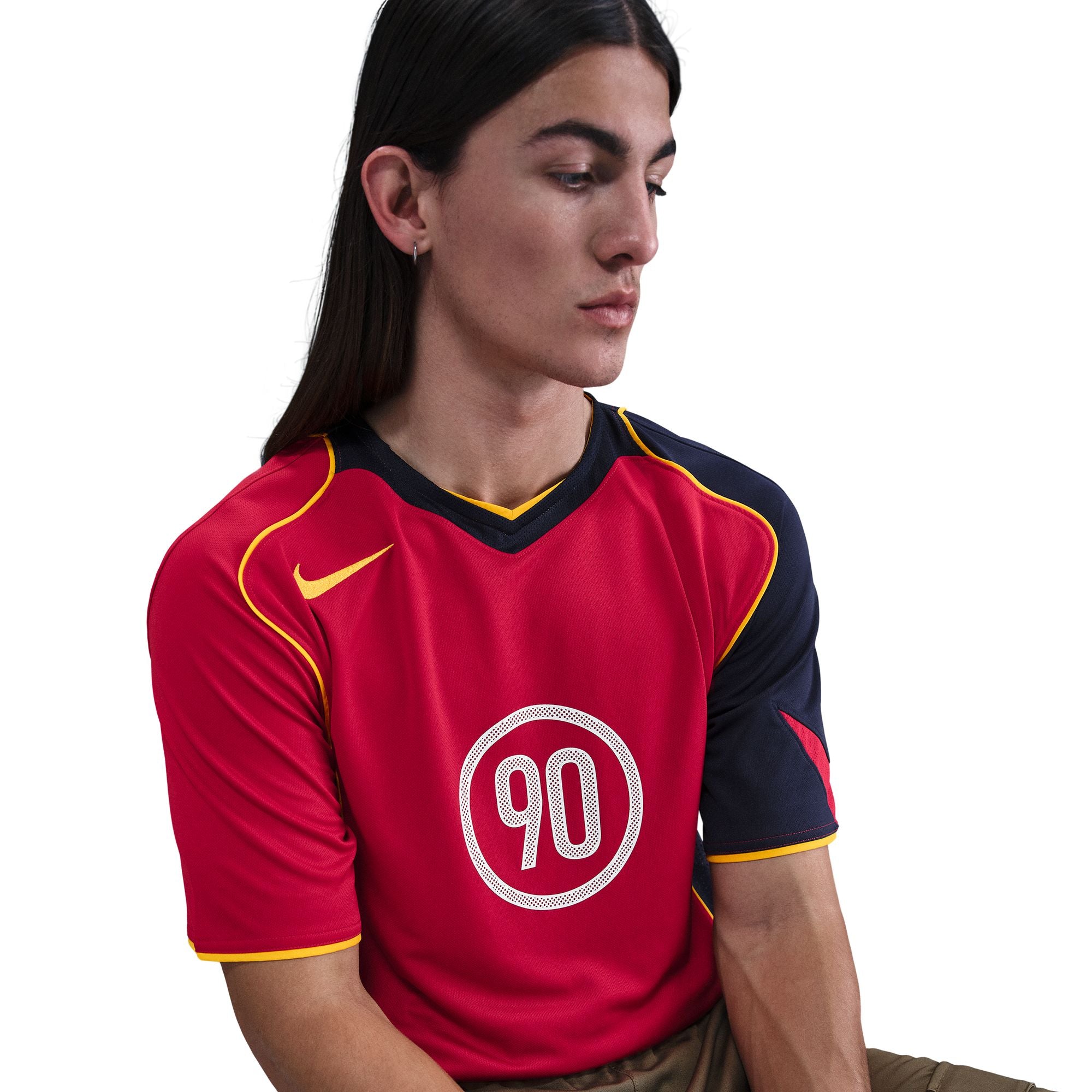 Nike Total 90 Dri-FIT Soccer Jersey 'Gym Red'