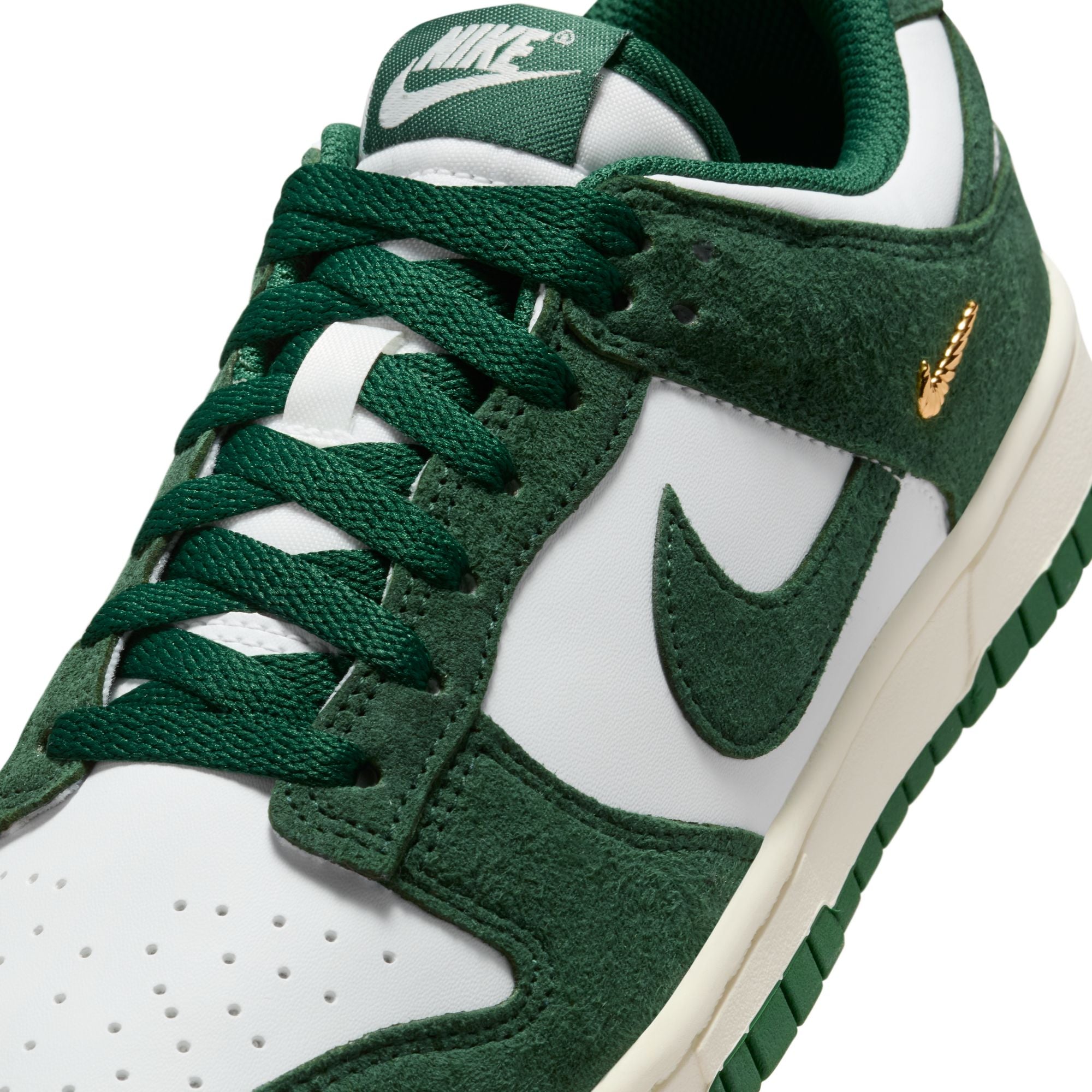 Womens Nike Dunk Low 'Summit White/Gorge Green'