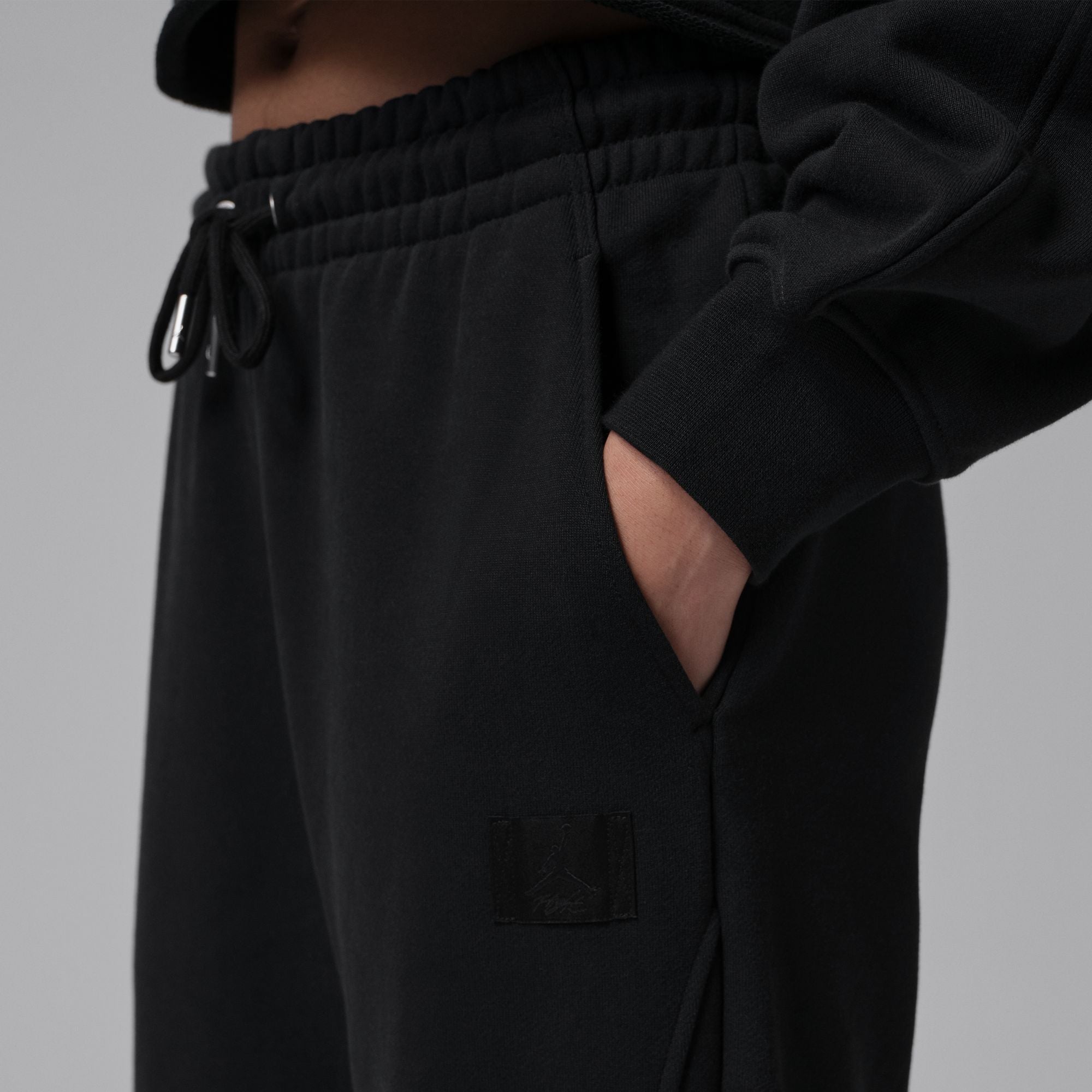 Womens Jordan Flight Fleece Flared Pants 'Black'