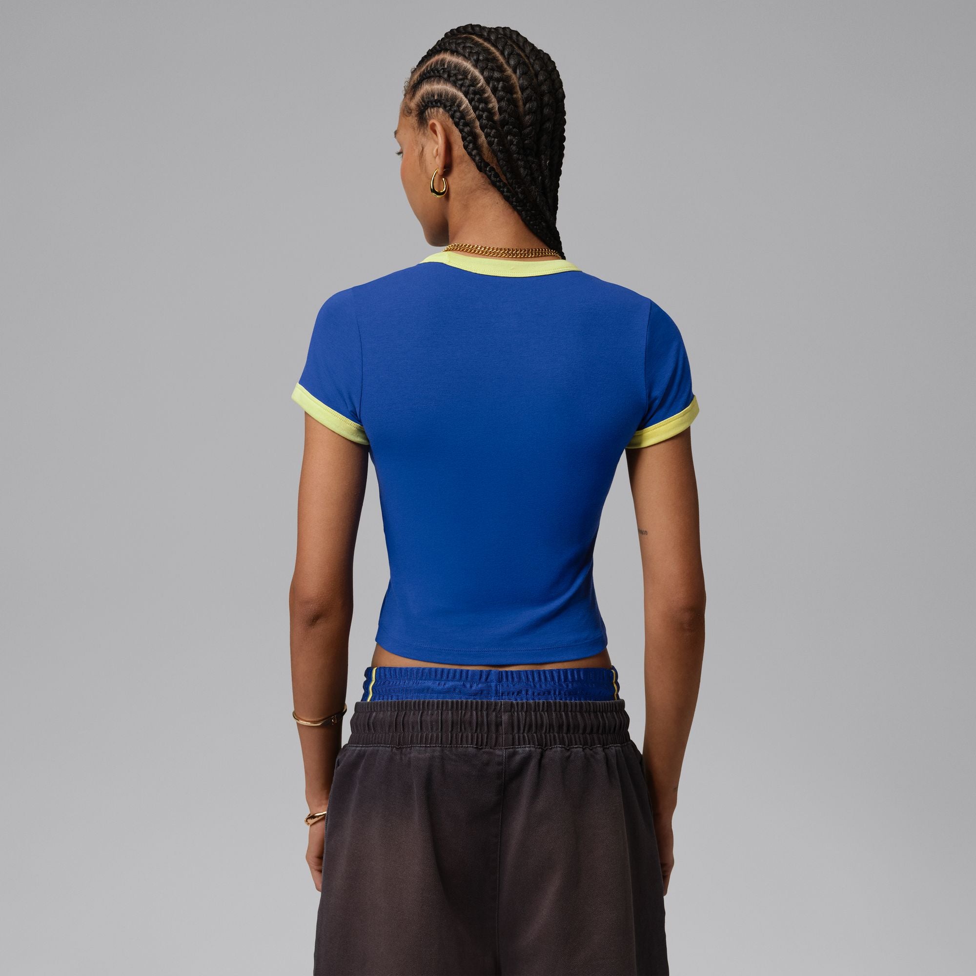 Womens Jordan Brazil Crewneck Shirt 'Old Royal'