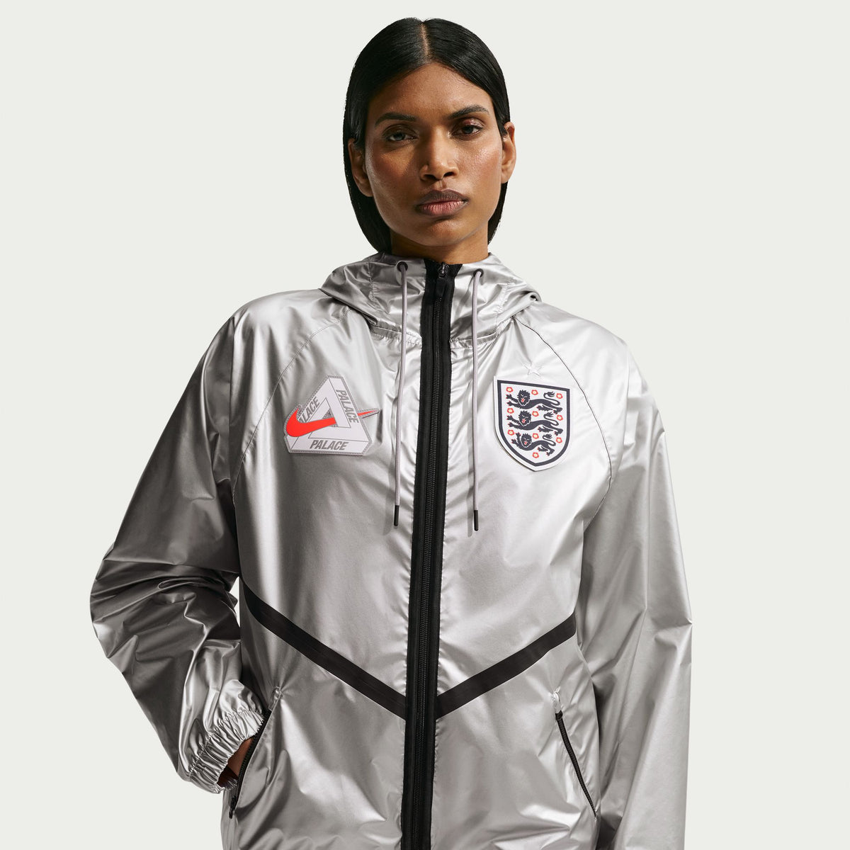 Nike England x Palace Anthem Jacket 'Pewter Grey'