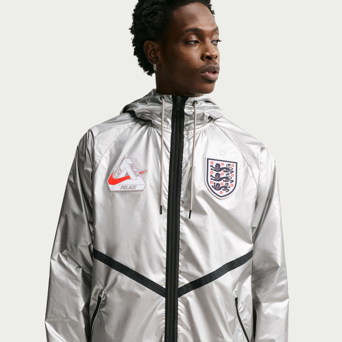 Nike England x Palace Anthem Jacket 'Pewter Grey'