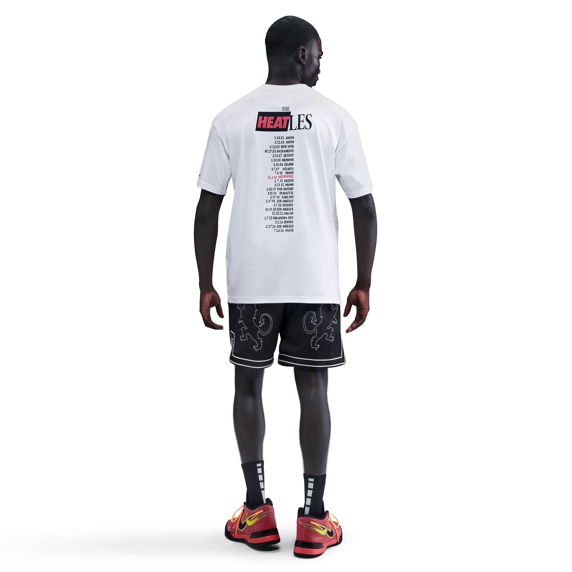 Nike LeBron "Heat Wave" T-Shirt 'White'
