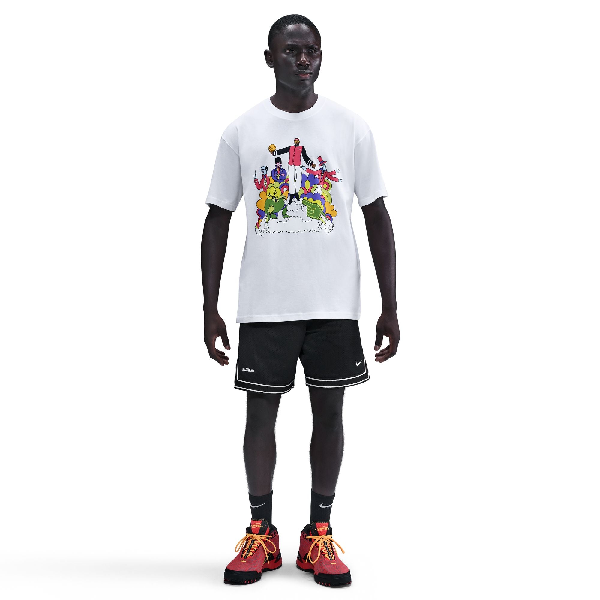Nike LeBron "Heat Wave" T-Shirt 'White'