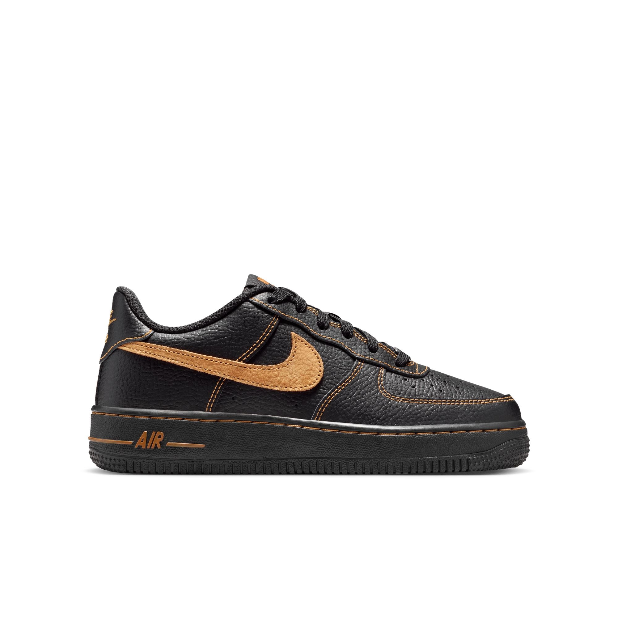 Youth Nike Air Force 1 LV8 5 'Black/Desert Ochre'