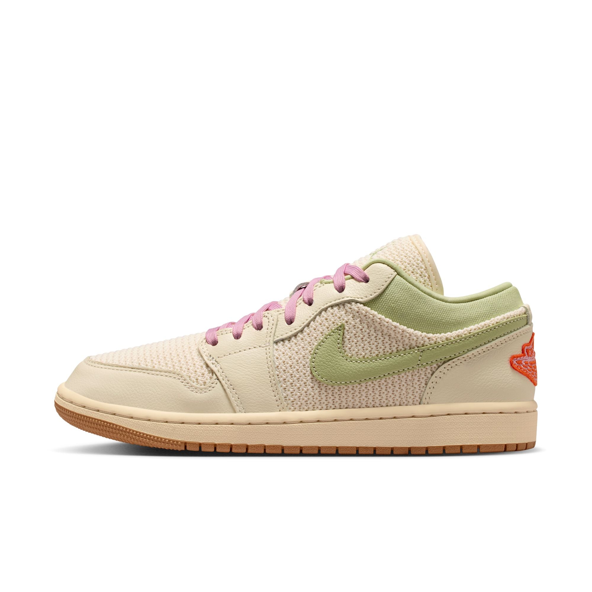 Womens Air Jordan 1 Low SE 'Sail/Iced Carmine'