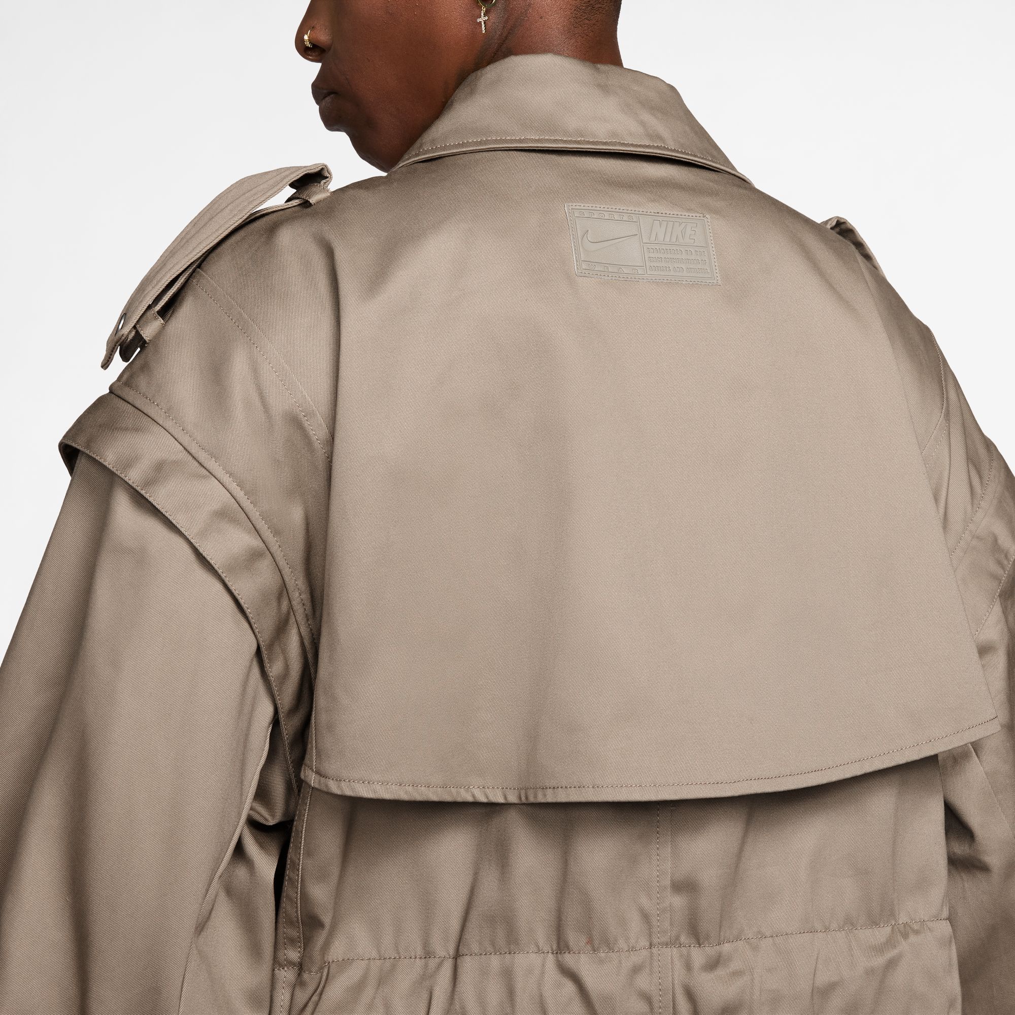 Womens Nike Sportswear Trench Arrvrnt 'Khaki'