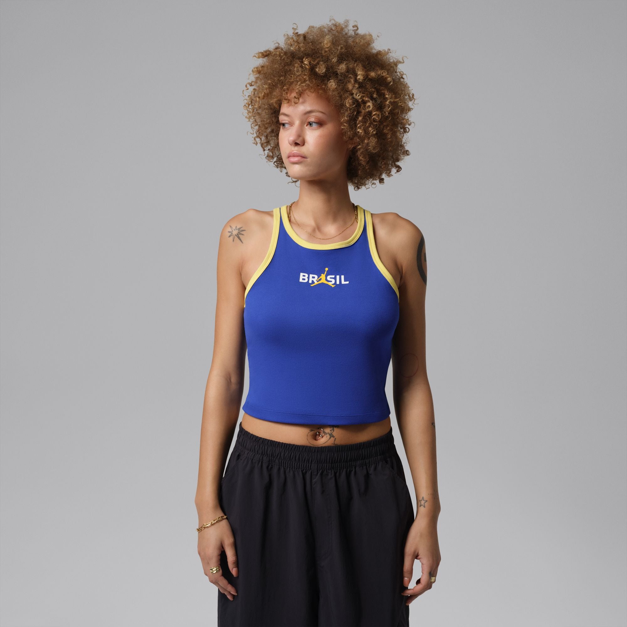 Womens Jordan Brazil Sleeveless Tank 'Old Royal'